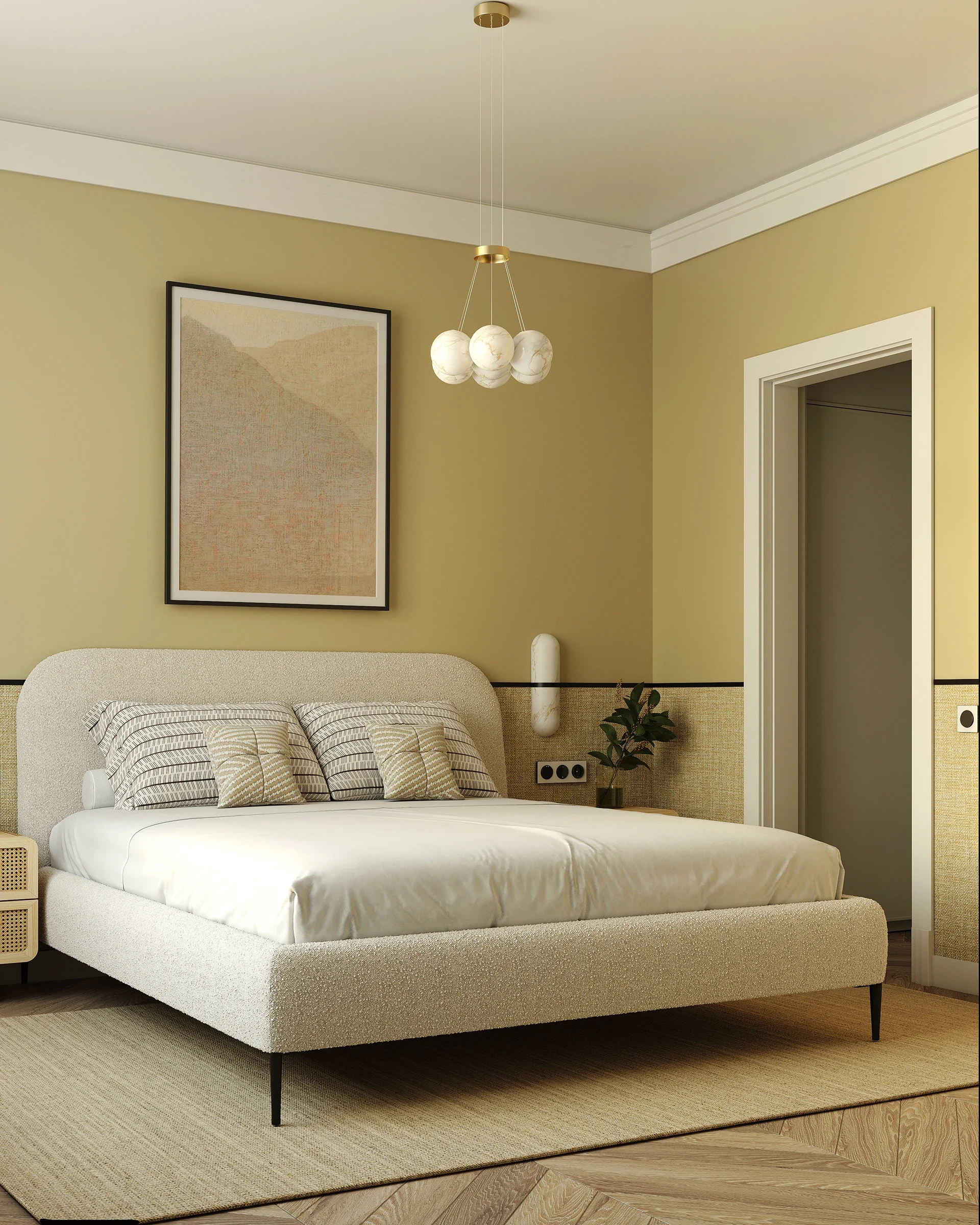 Master-bedroom design and visualisation