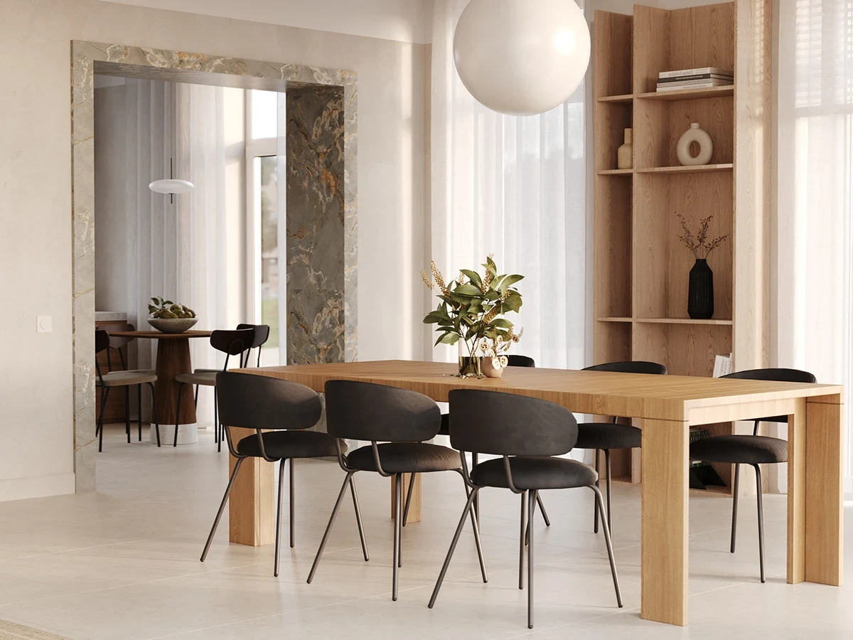 Krasnoe Selo simple interior design and visualisation