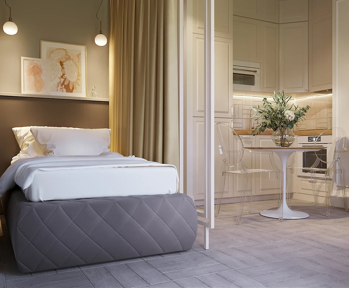 Studio apartment interior design