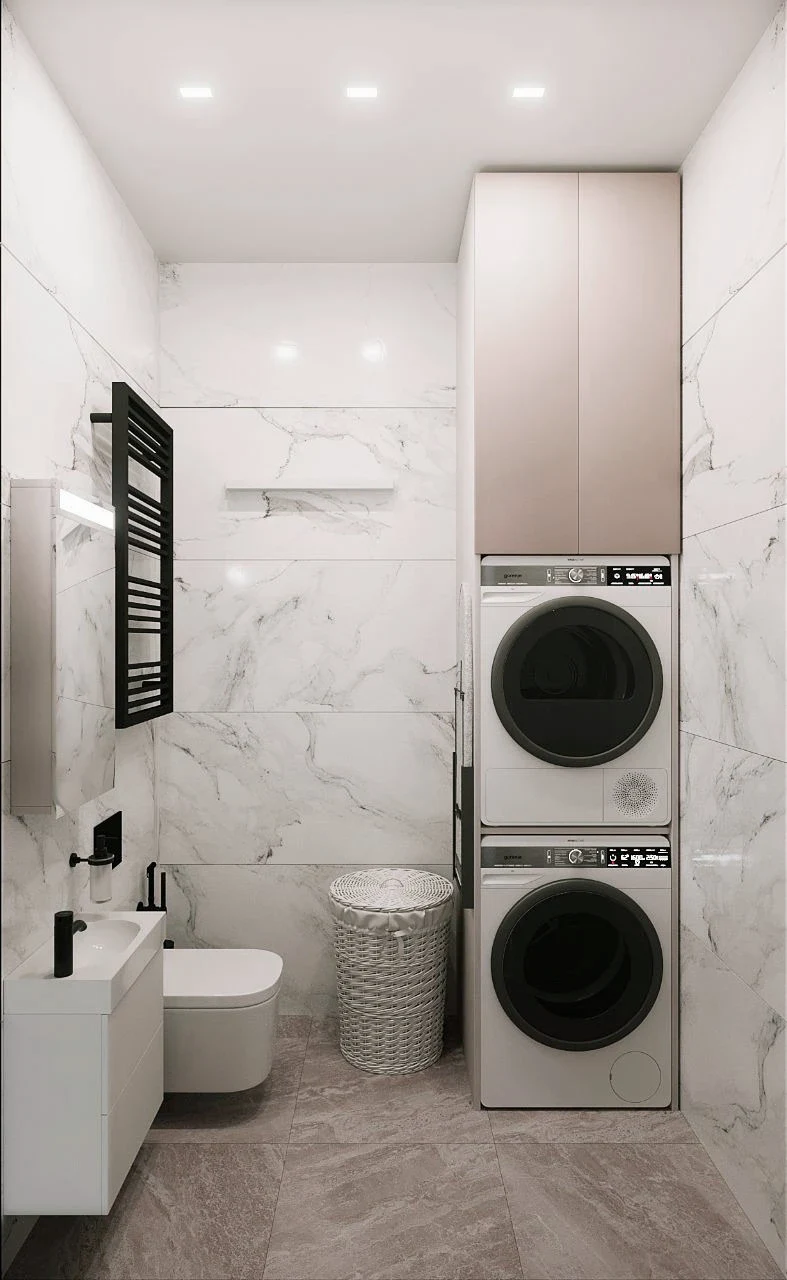 MASTER BATHROOM+LAUNDRY ROOM