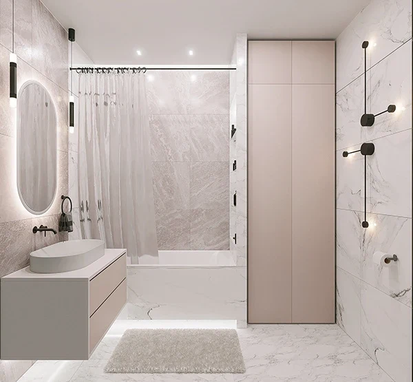 MASTER BATHROOM+LAUNDRY ROOM