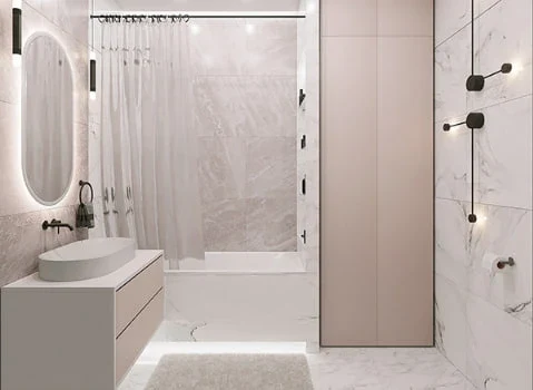 MASTER BATHROOM+LAUNDRY ROOM