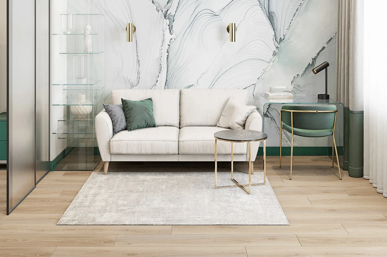 LIVING ROOM WITH BED ZONE