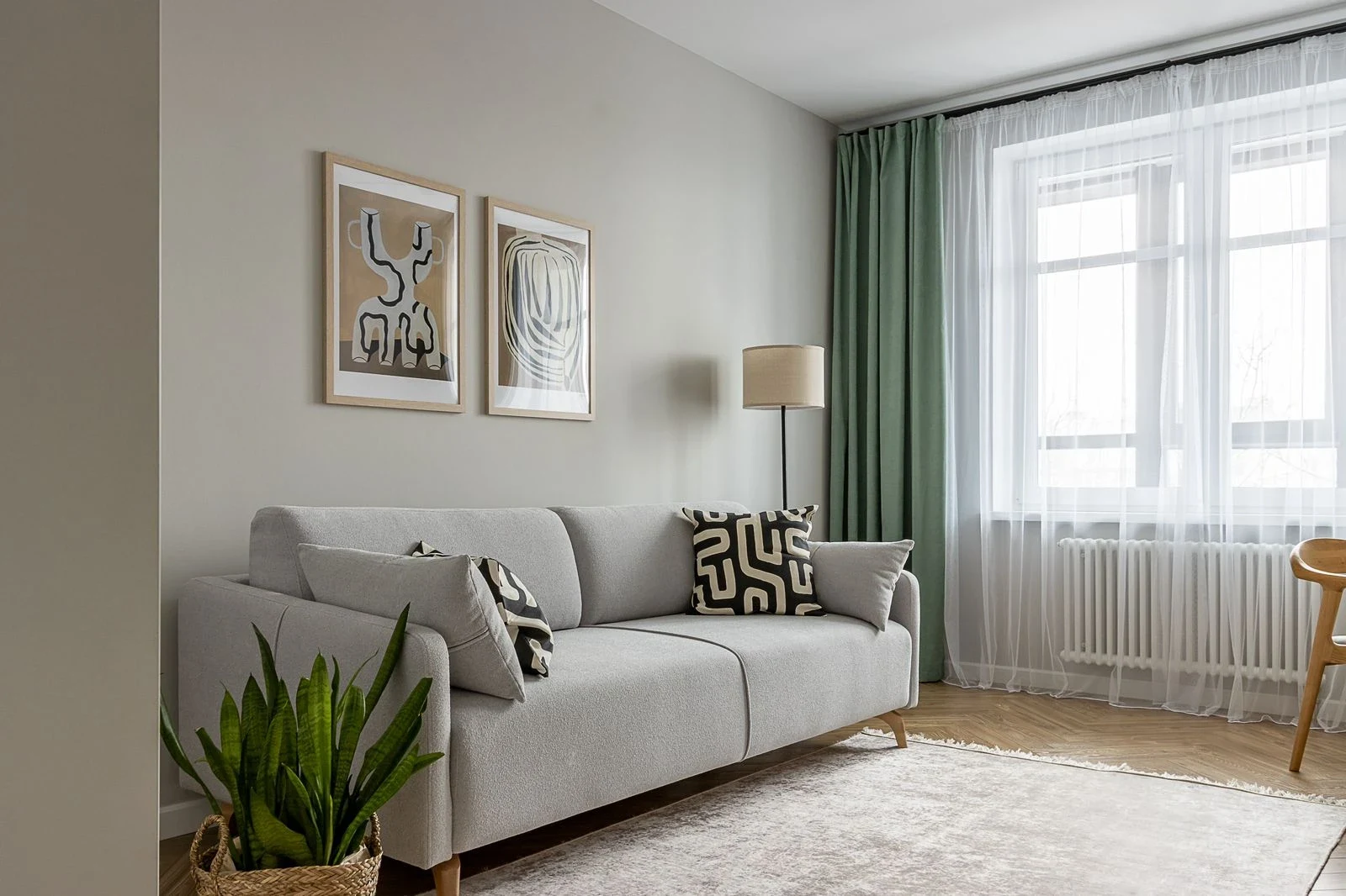 Квартира в светлых тонах