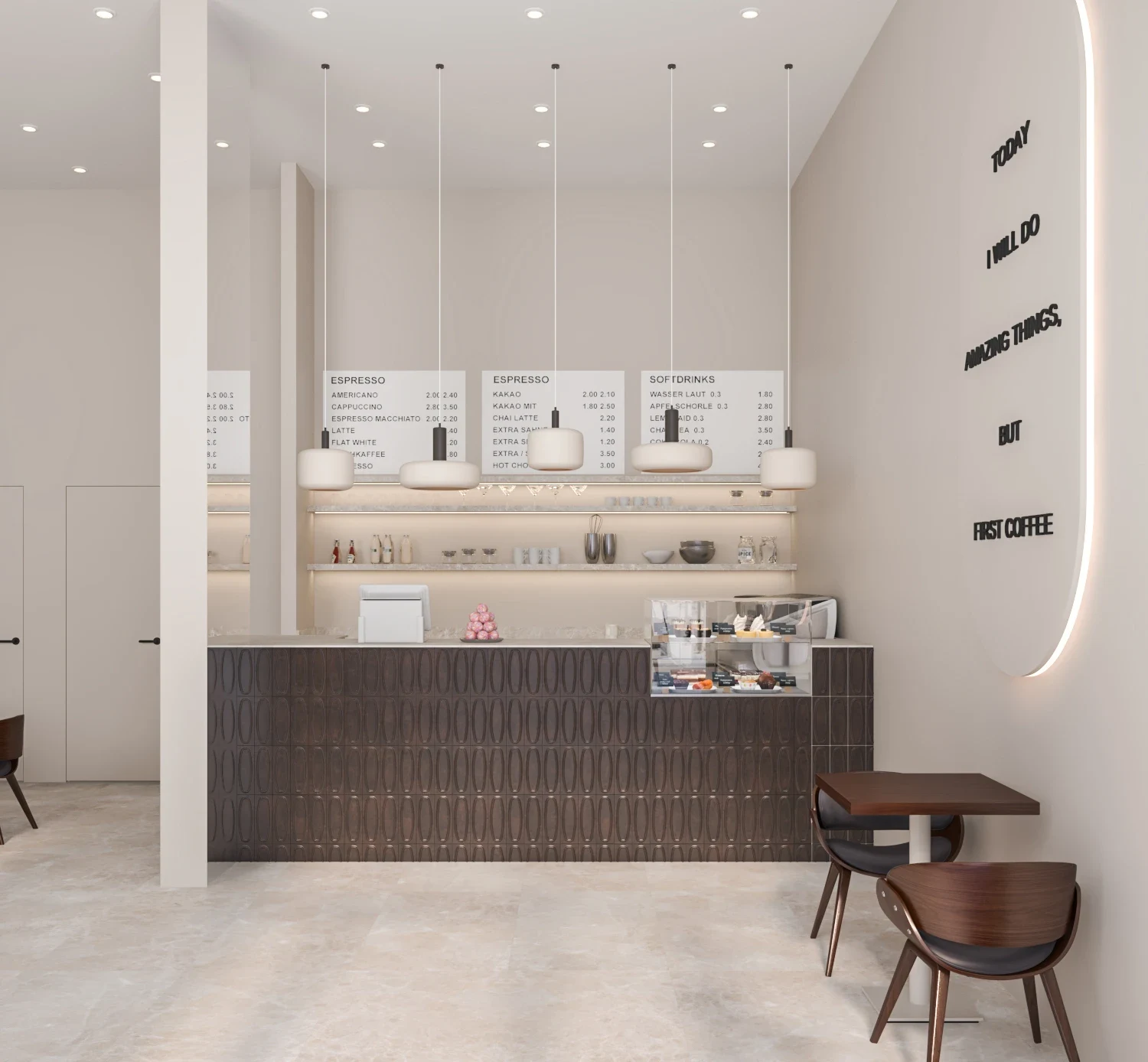INZONIAО НАСКОФЕЙНЯ "PIÙ CAFFÈ" ПЕРВЫЙ ВАРИАНТ