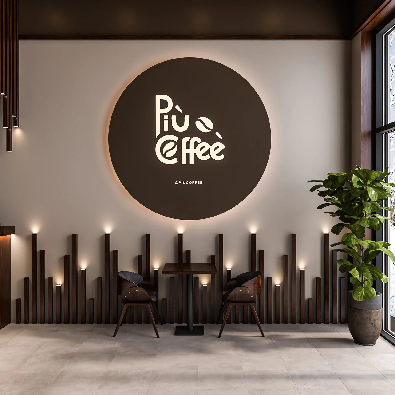 КОФЕЙНЯ "PIÙ CAFFÈ" ВТОРОЙ ВАРИАНТ