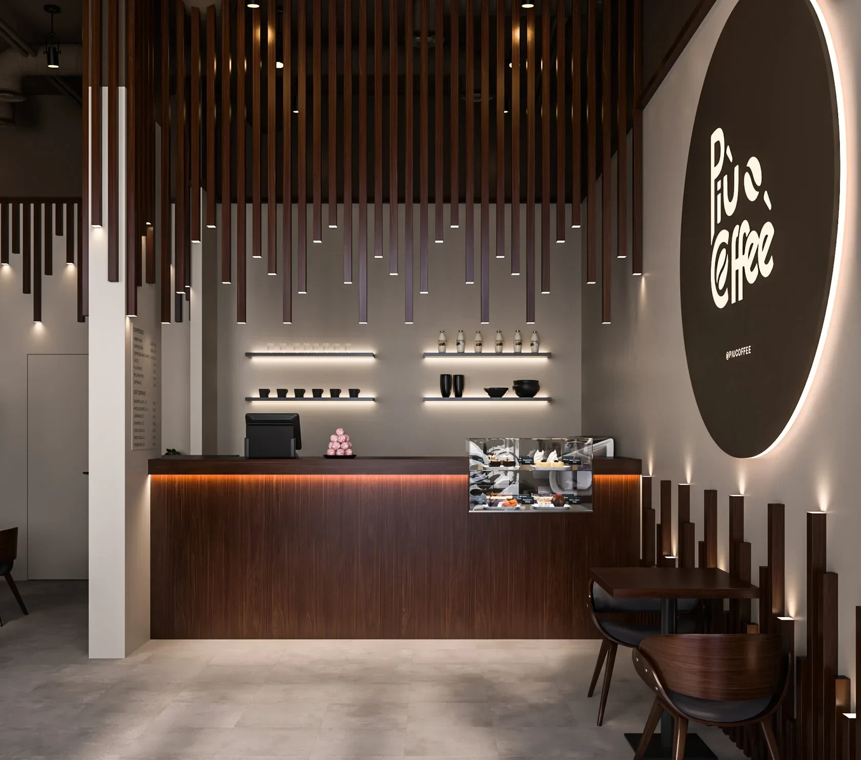КОФЕЙНЯ "PIÙ CAFFÈ" ВТОРОЙ ВАРИАНТ