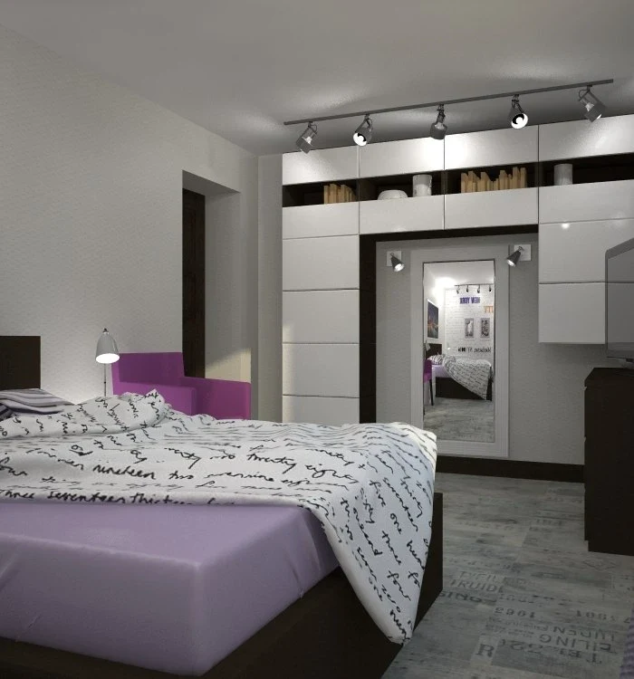 Экспресс-дизайн комнаты для девушки в стиле Нью-Йорк