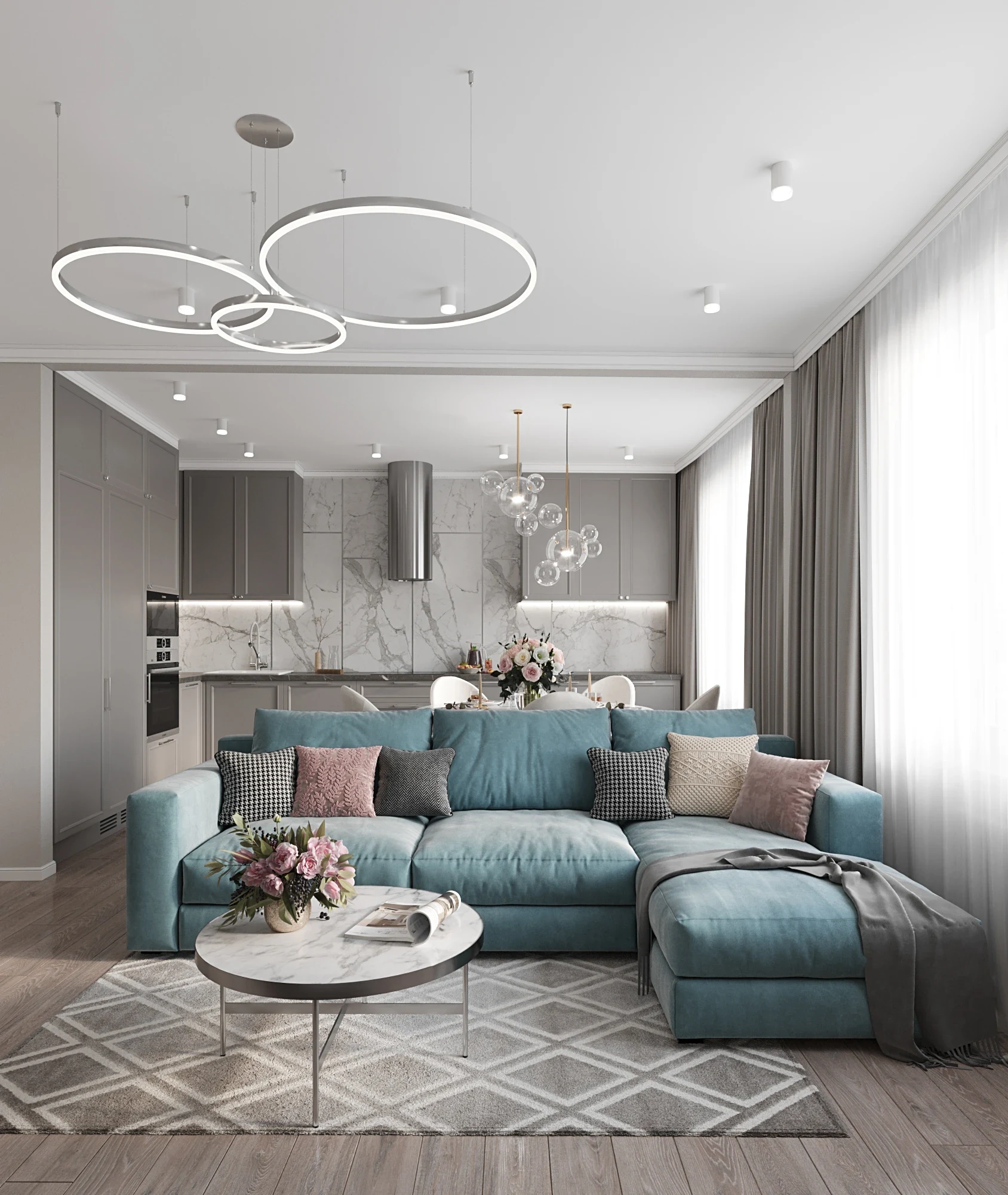 3к.квартира в ЖК Ultra City