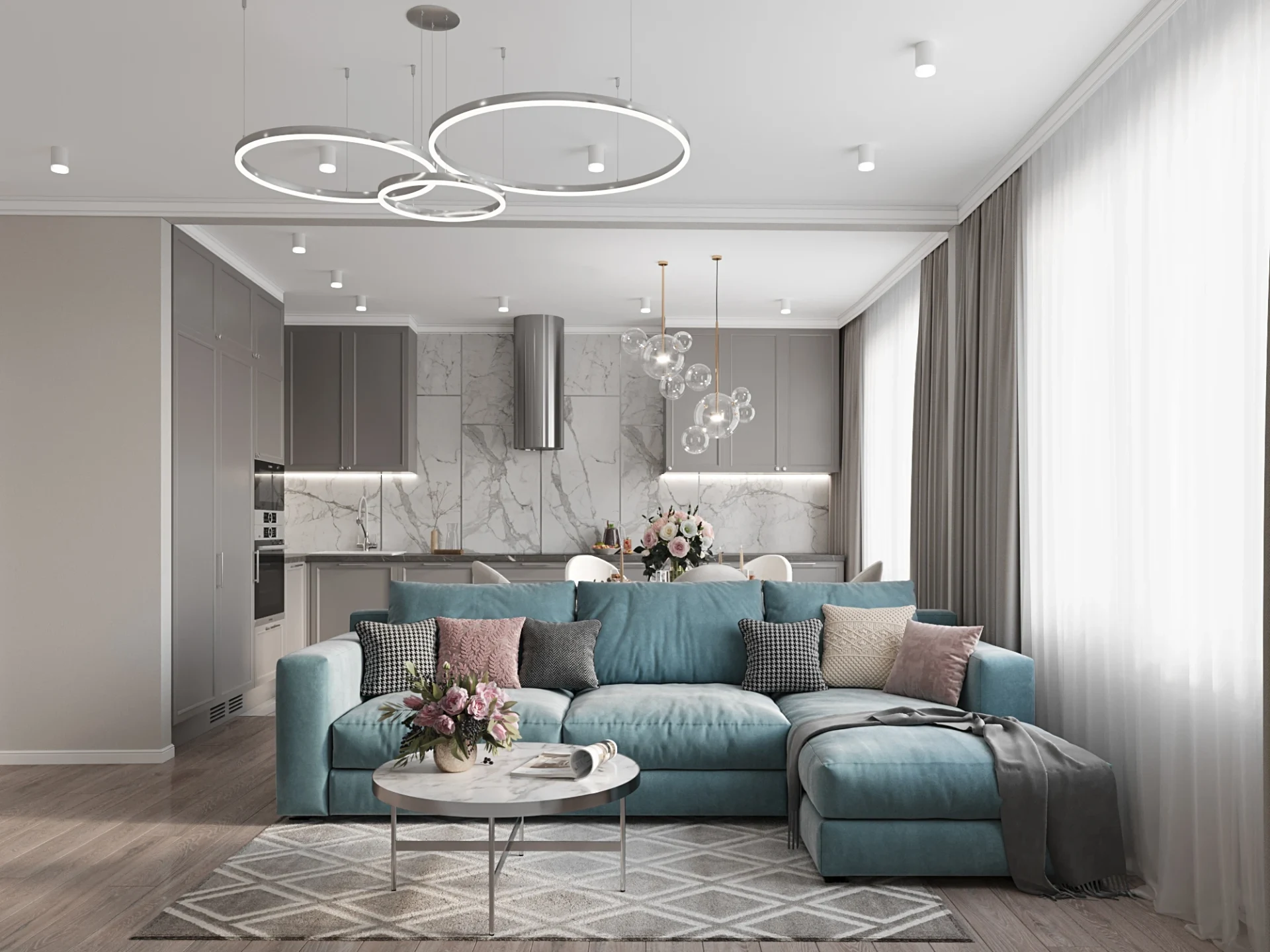 3к.квартира в ЖК Ultra City