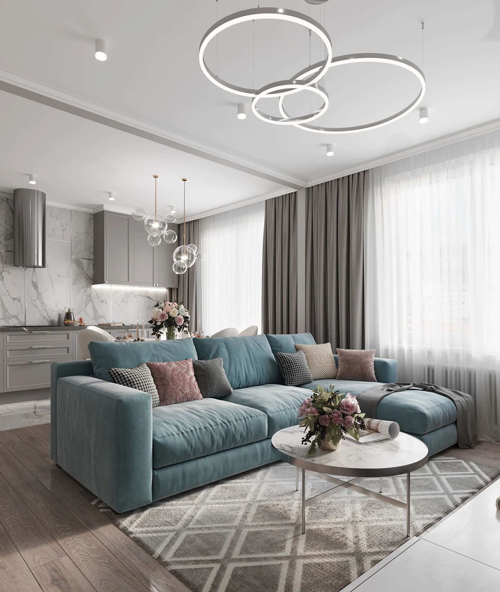 3к.квартира в ЖК Ultra City