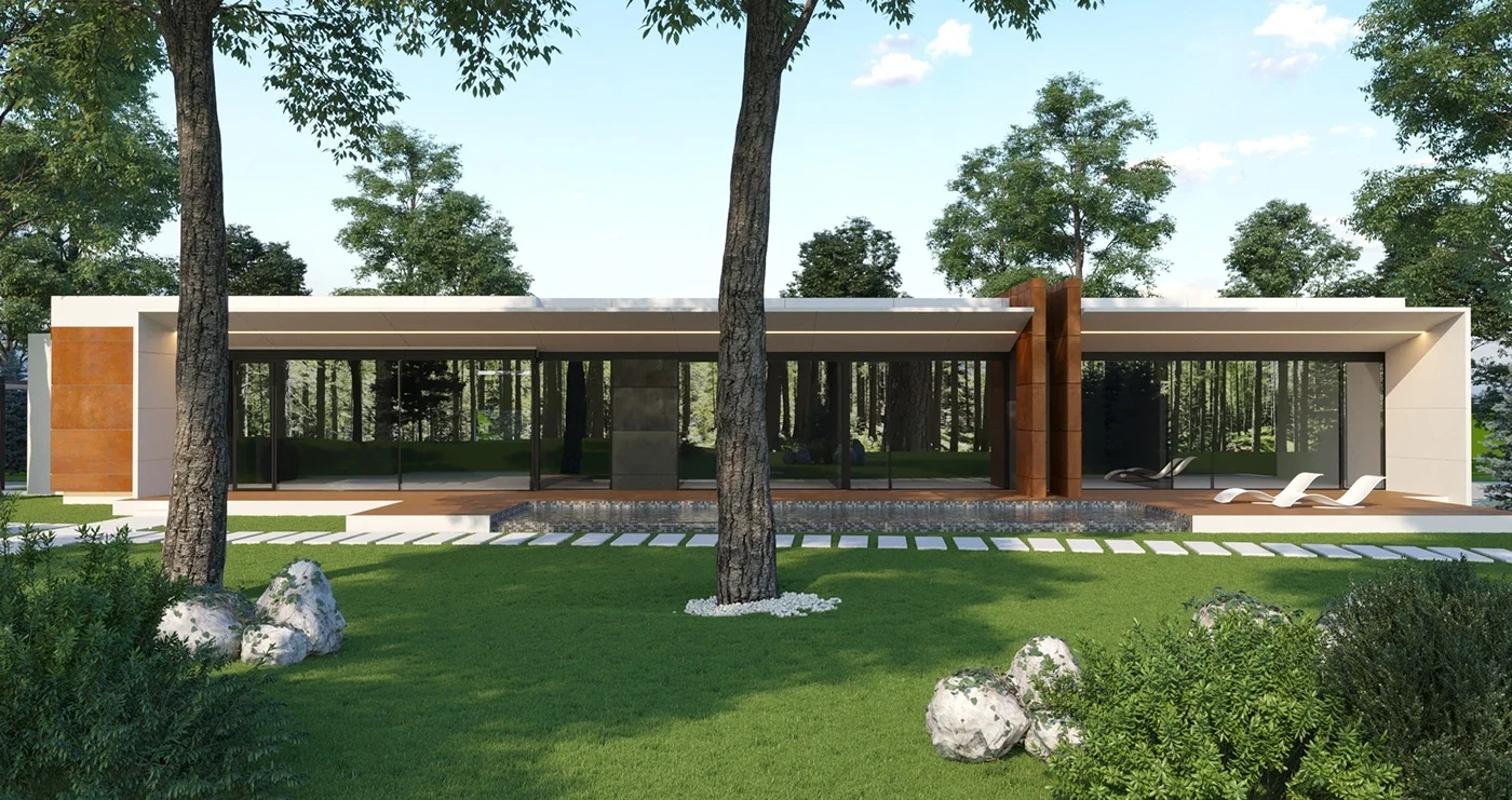 Дизайн дома в коттеджном поселке "New Paradise"