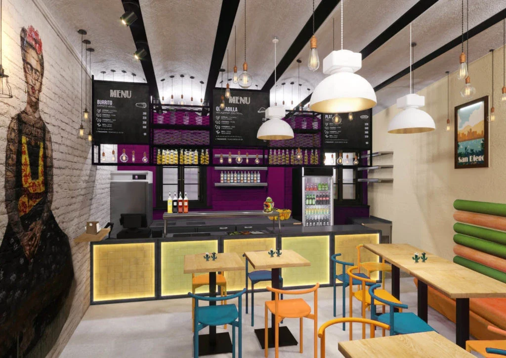 Дизайн бара Фрида в Новой Голландии