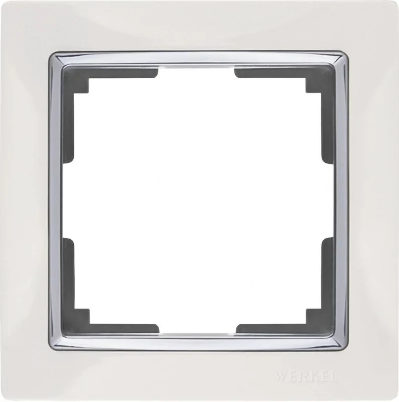Рамка Werkel Snabb WL03-Frame-01-white / Рамка на 1 пост (белый)
