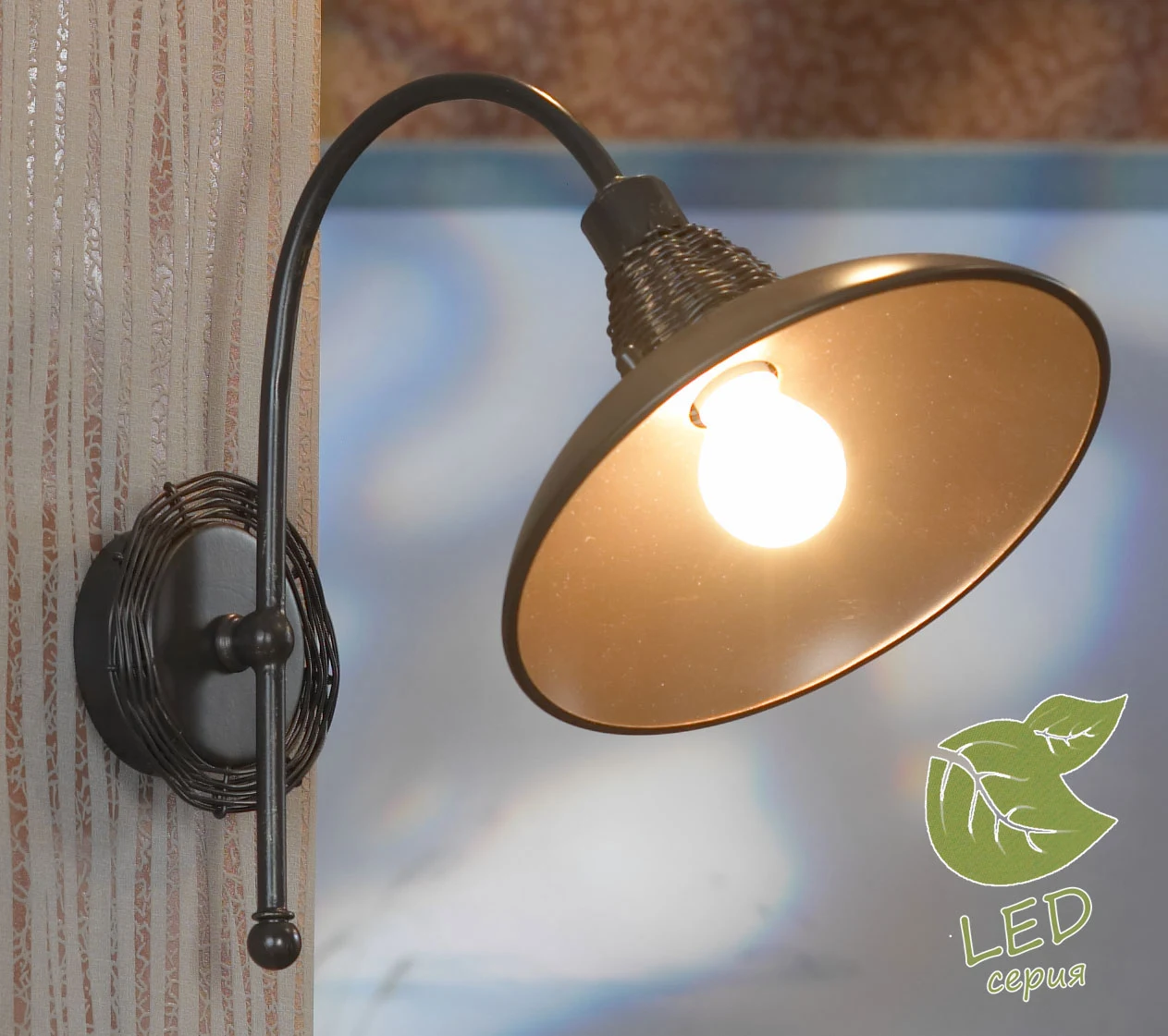 Бра настенное Ancona Lussole LOFT GRLSN-1071-01
