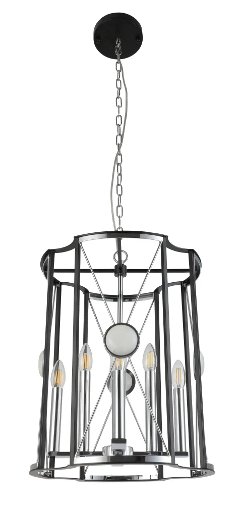 Подвесная люстра Crystal Lux Tandem TANDEM SP8 D490 CHROME