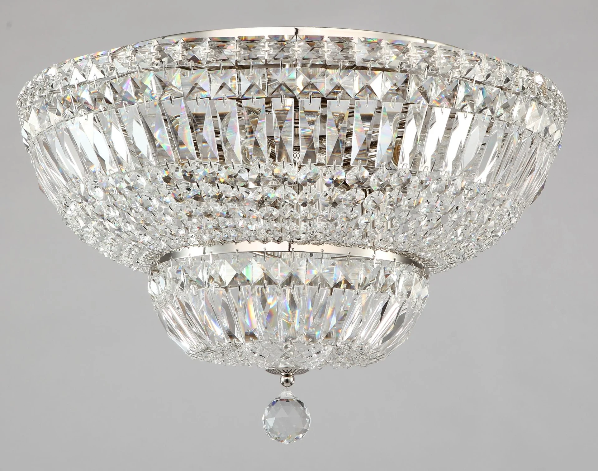 Потолочная хрустальная люстра Maytoni Basfor DIA100-CL-12-N