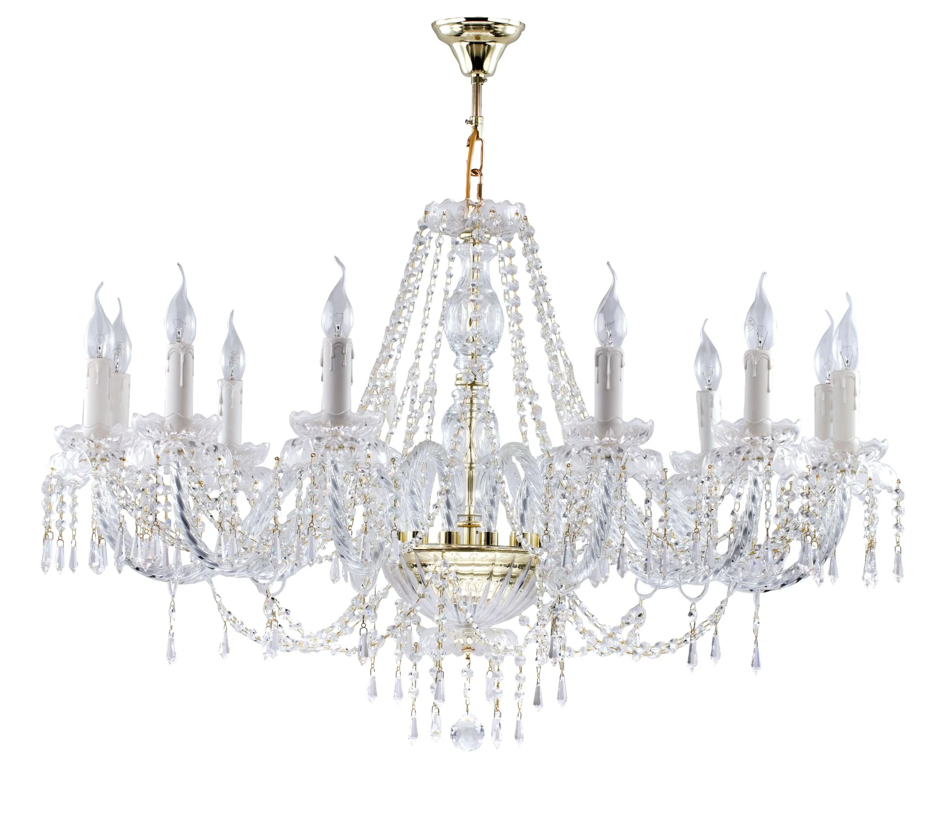 Подвесная люстра Maytoni Adel DIA910-PL-12-G