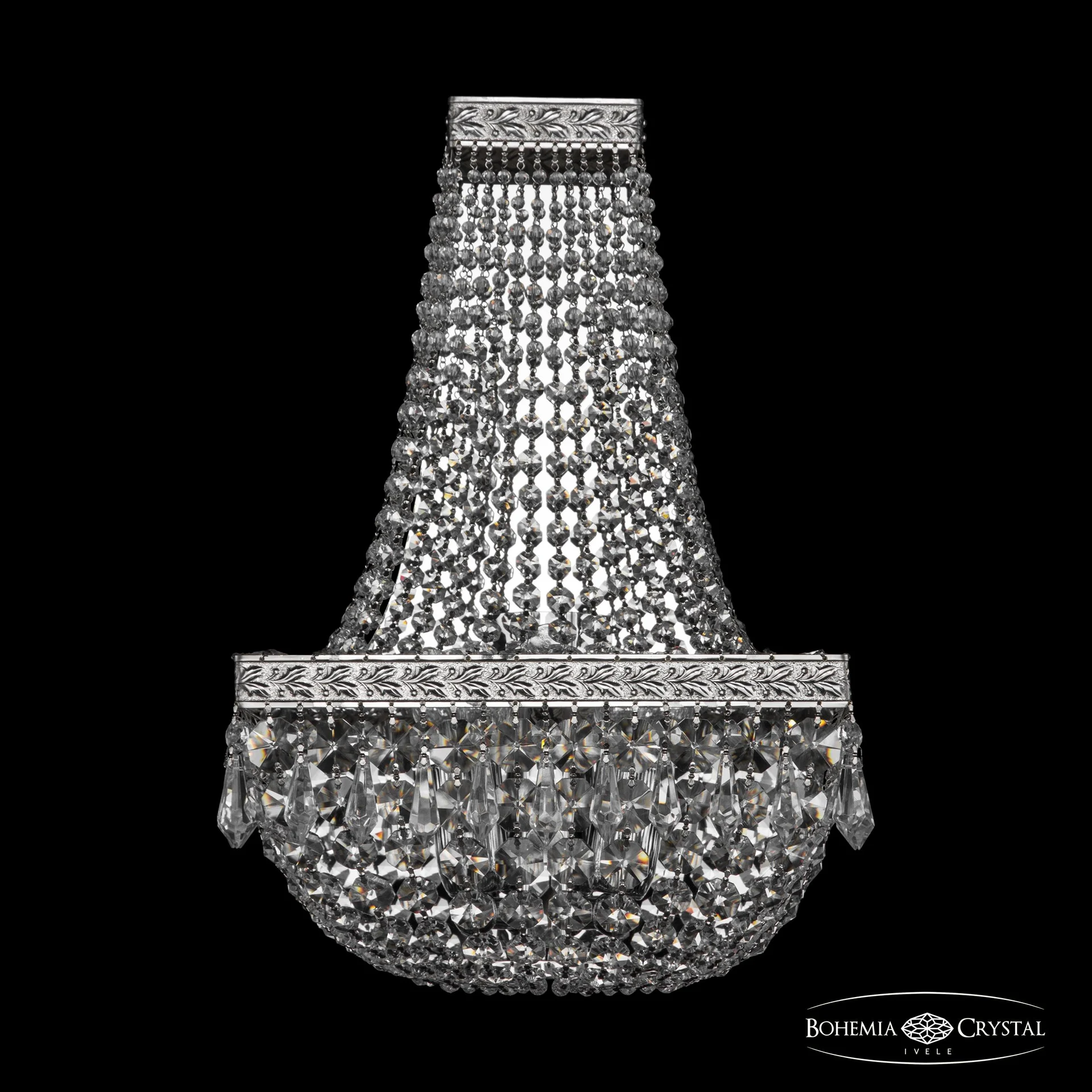 Настенное бра Bohemia 1901 19012B/H2/25IV Ni