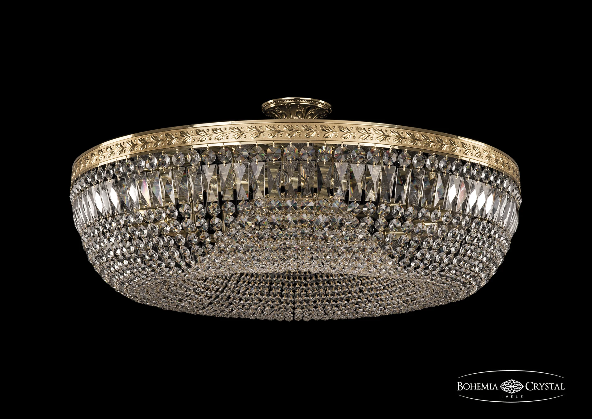 Потолочная хрустальная люстра Bohemia 1904 19041/90IV G
