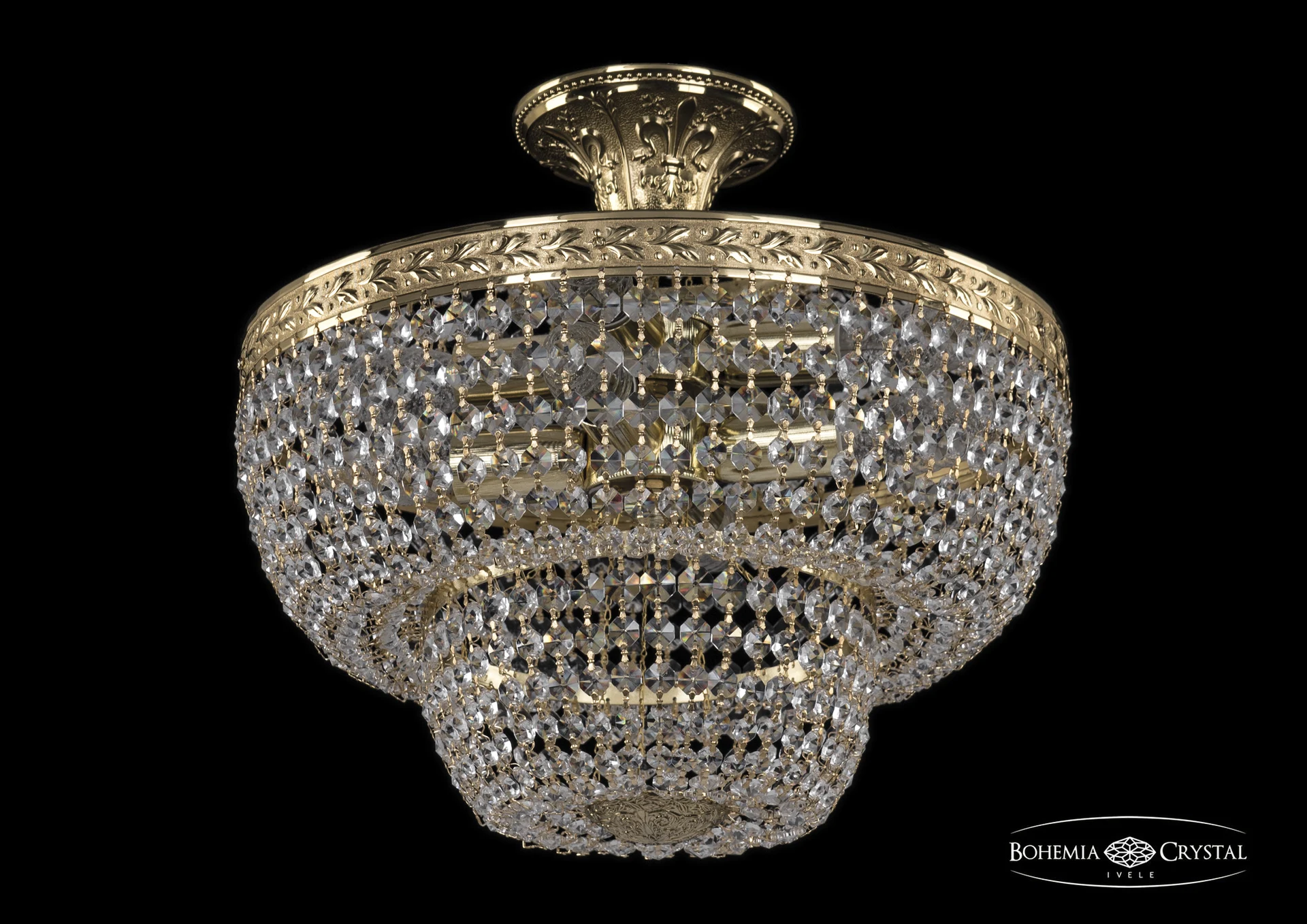 Потолочная хрустальная люстра Bohemia 1909 19091/35IV G