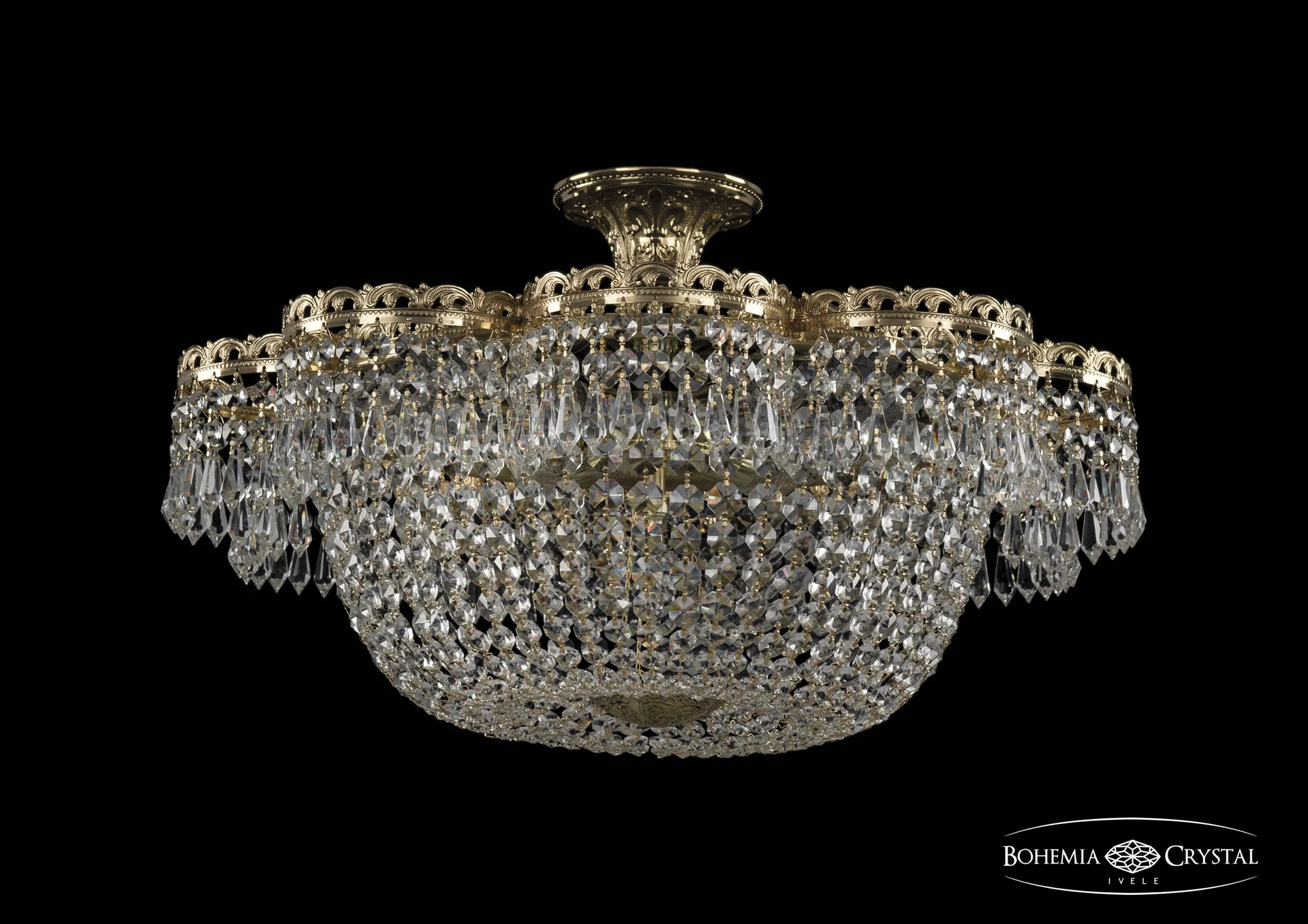 Потолочная хрустальная люстра Bohemia 1931 19311/55JB G