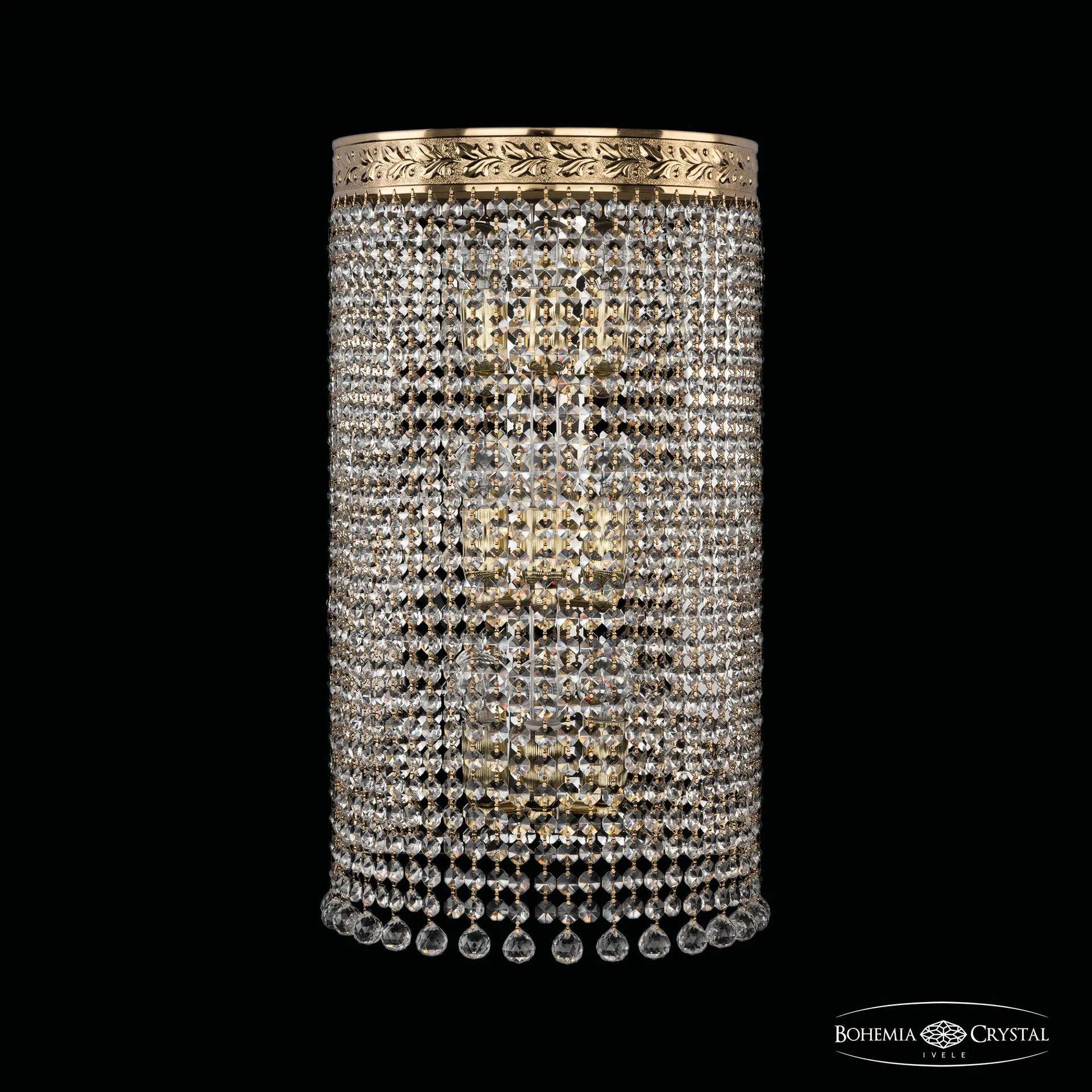 Настенное бра Bohemia 8340 83401B/30IV-50 G Balls