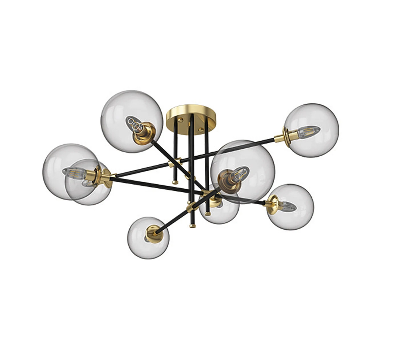 Потолочная люстра KINK Light Киара 07604-8 E14