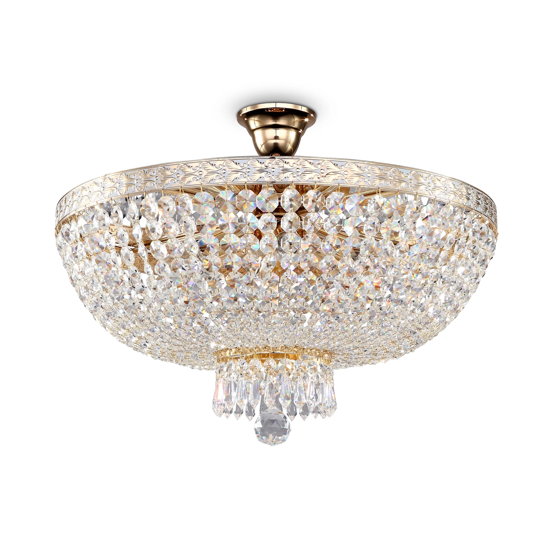 Потолочная хрустальная люстра Maytoni Bella DIA750-PT50-WG