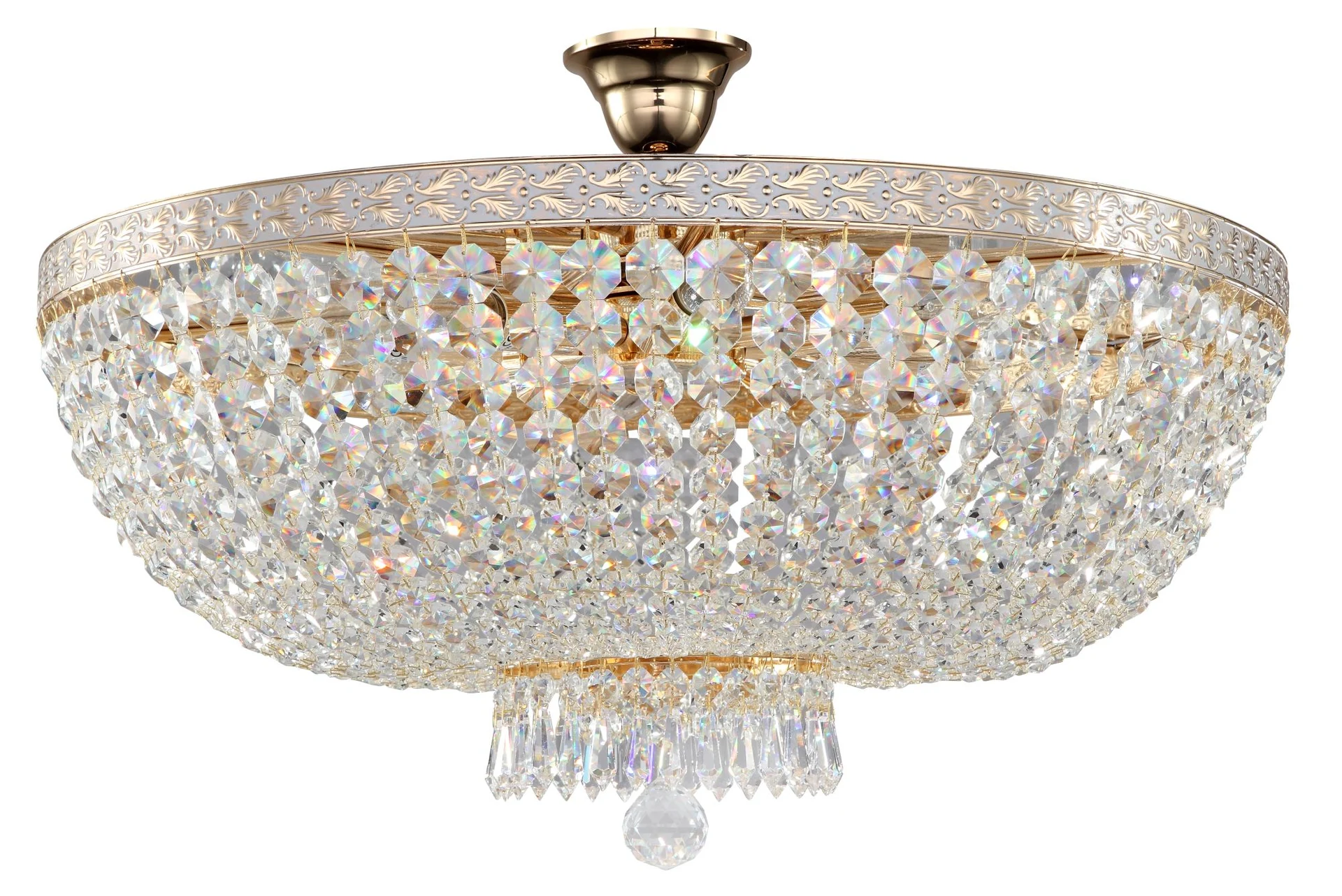 Потолочная хрустальная люстра Maytoni Bella DIA750-PT60-WG