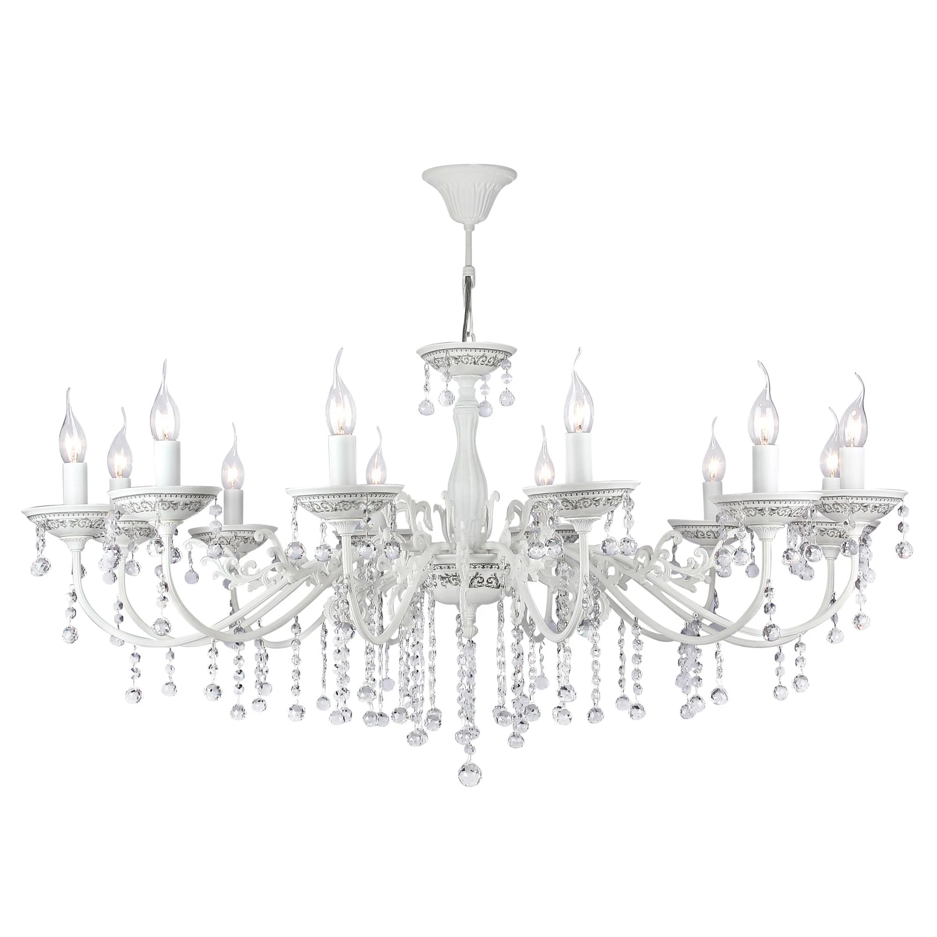 Подвесная хрустальная люстра Bellona Maytoni ARM386-12-W