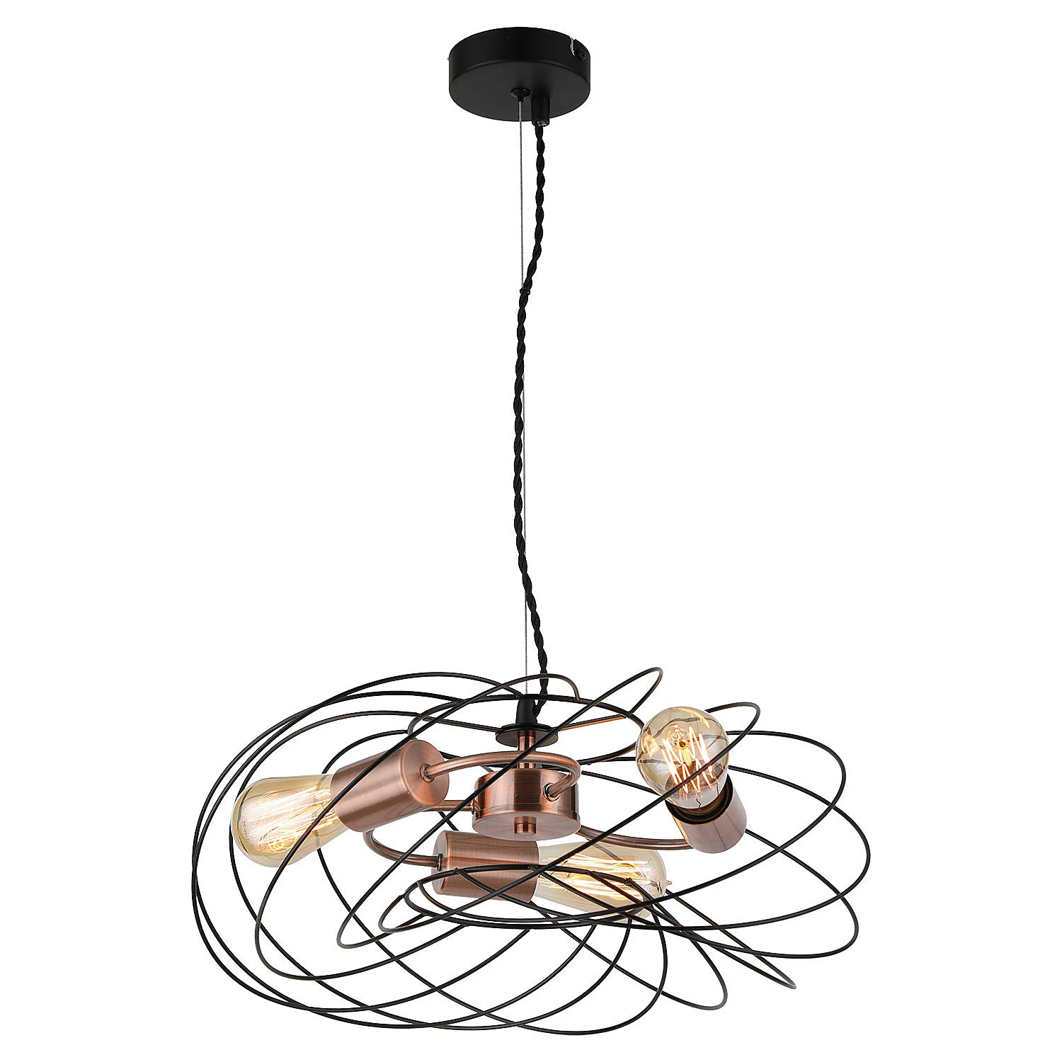 Подвесная люстра Брукс Lussole LOFT LSP-8246
