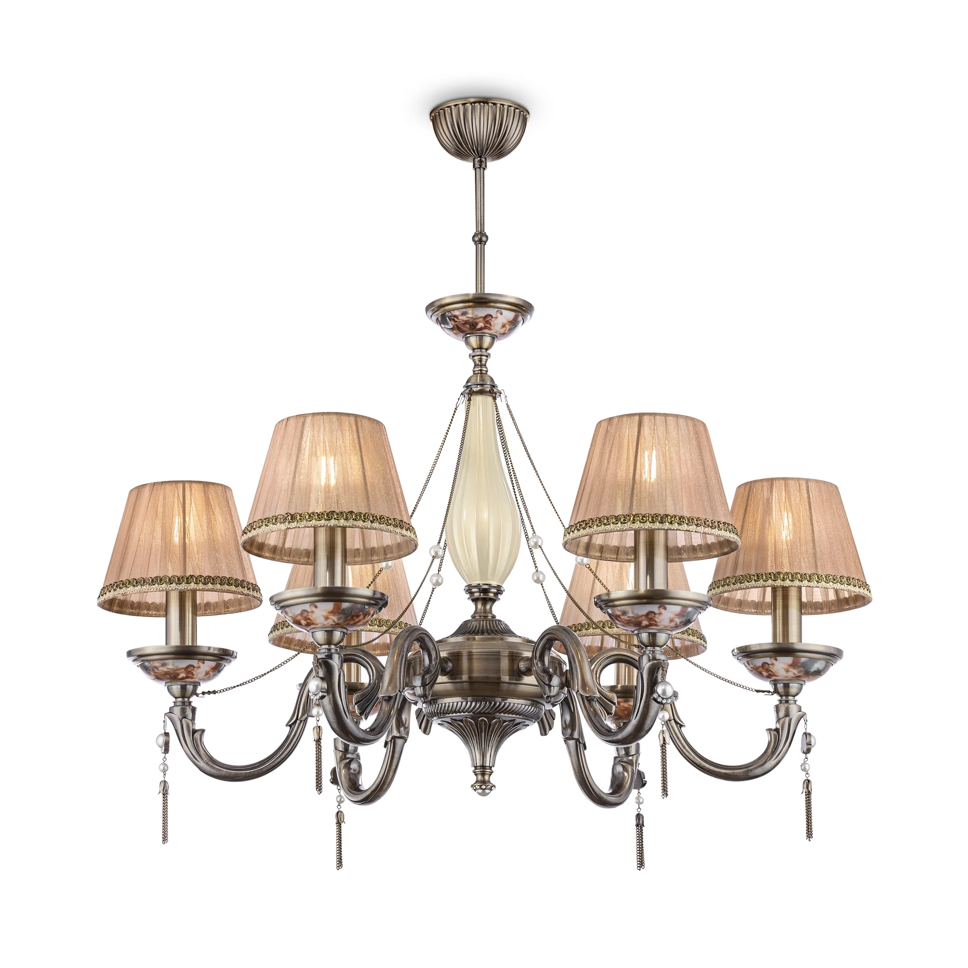 Потолочная люстра Maytoni Demitas RC024-PL-06-R