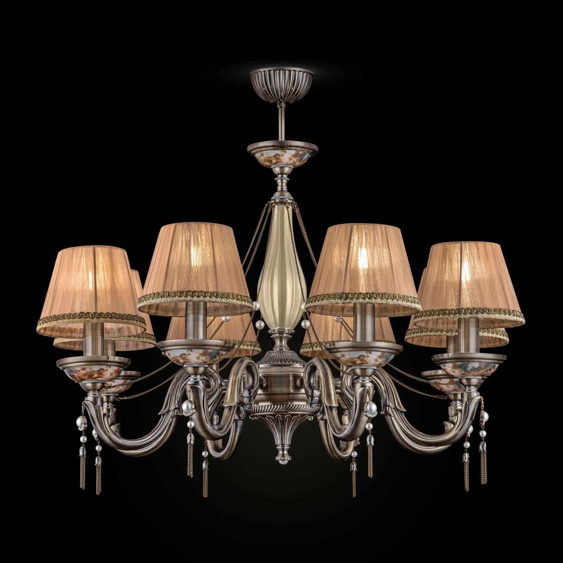 Потолочная люстра Maytoni Demitas RC024-PL-08-R