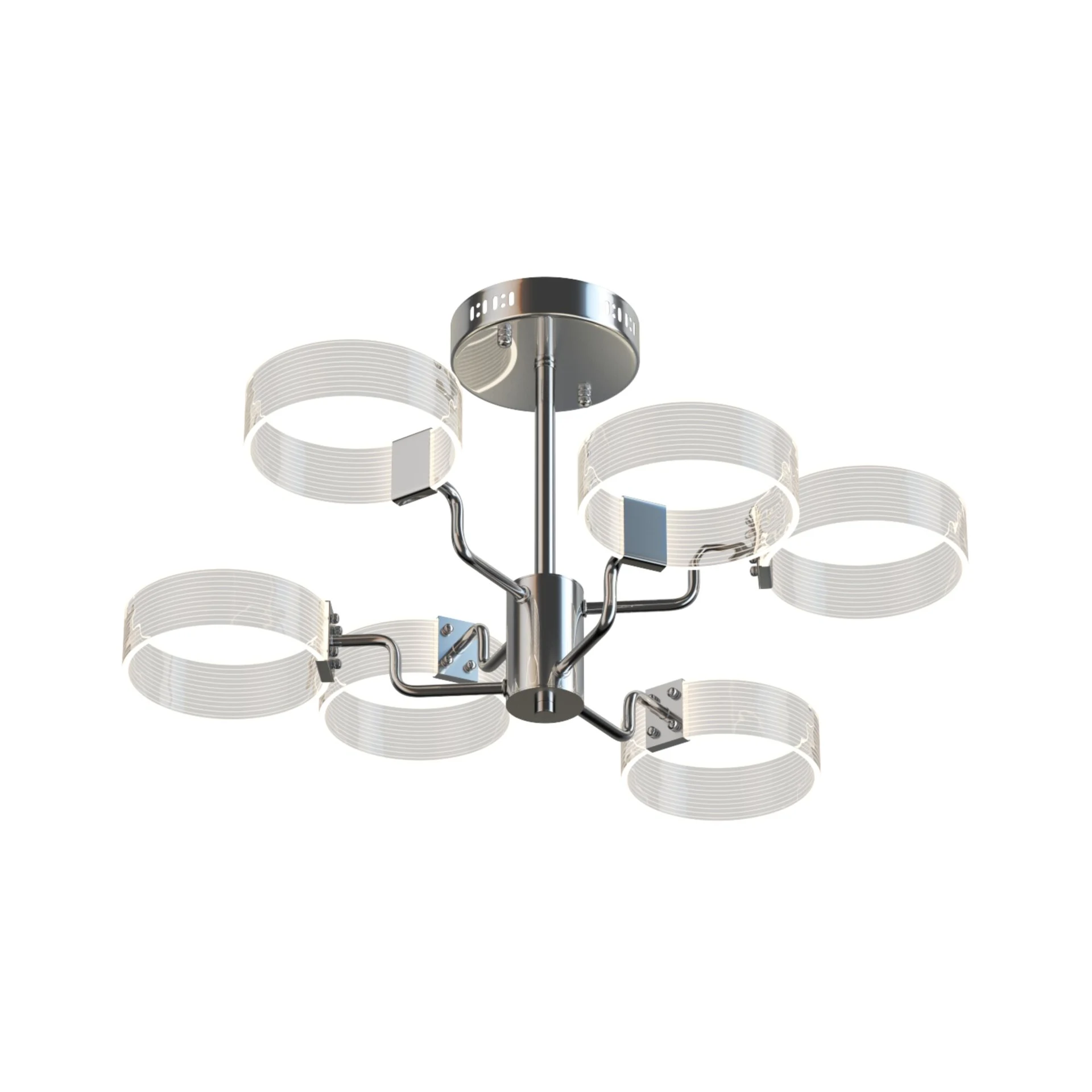 Потолочная светодиодная люстра Eva Freya FR6039CL-L48CH