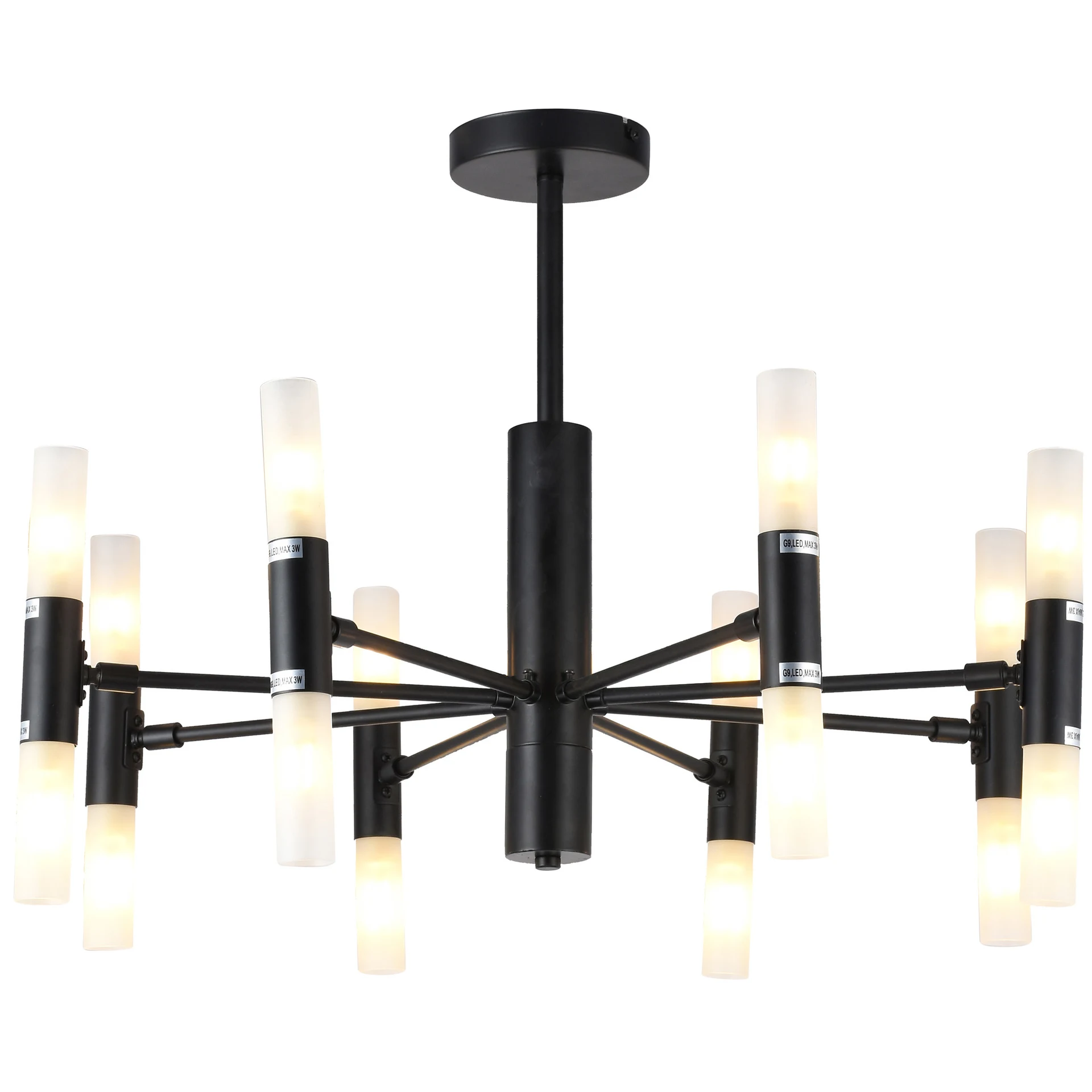 Потолочная люстра Toplight Jemimah TL1216D-08BL