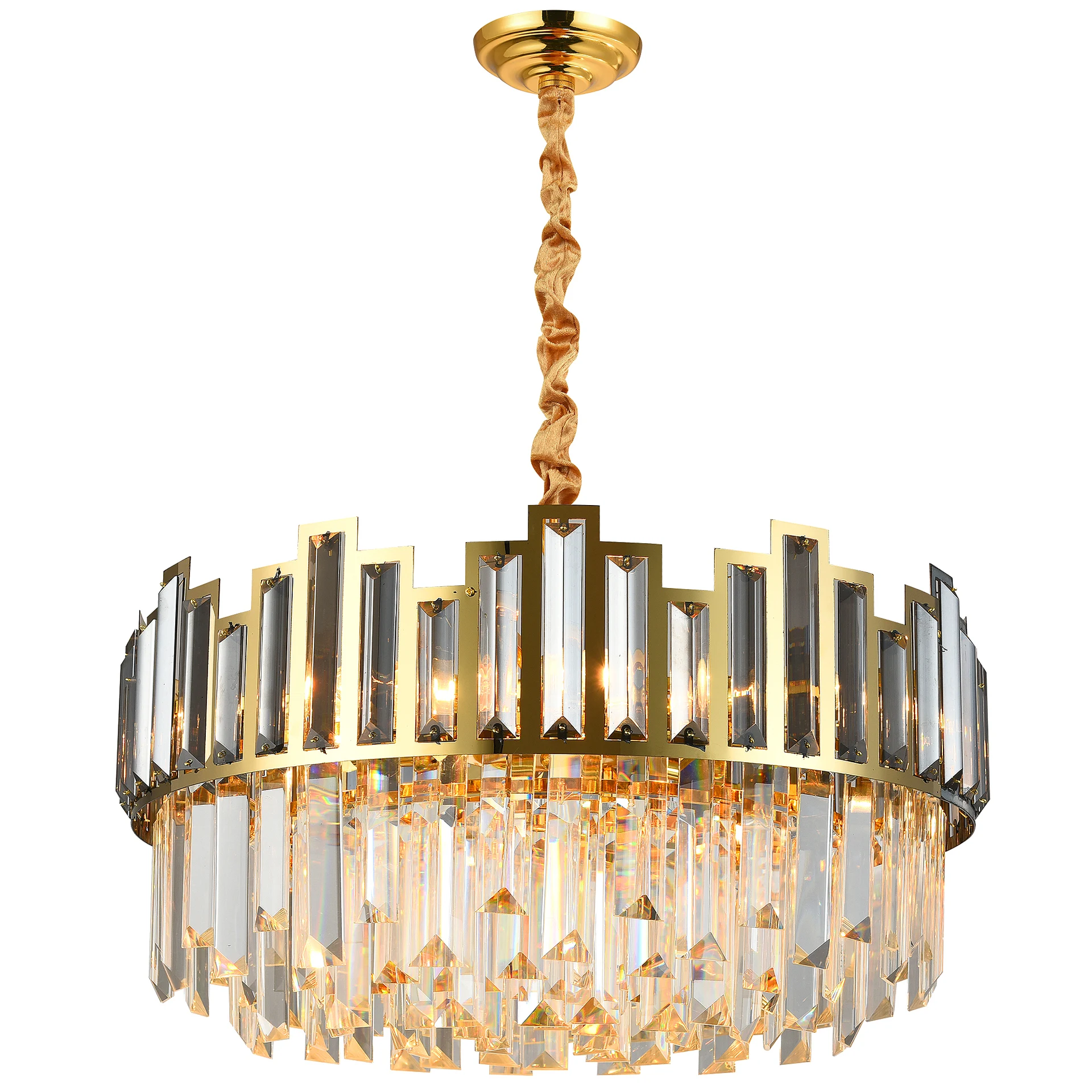 Подвесная люстра Natali Kovaltseva Imperium IMPERIUM 76018/10C GOLD PLATED