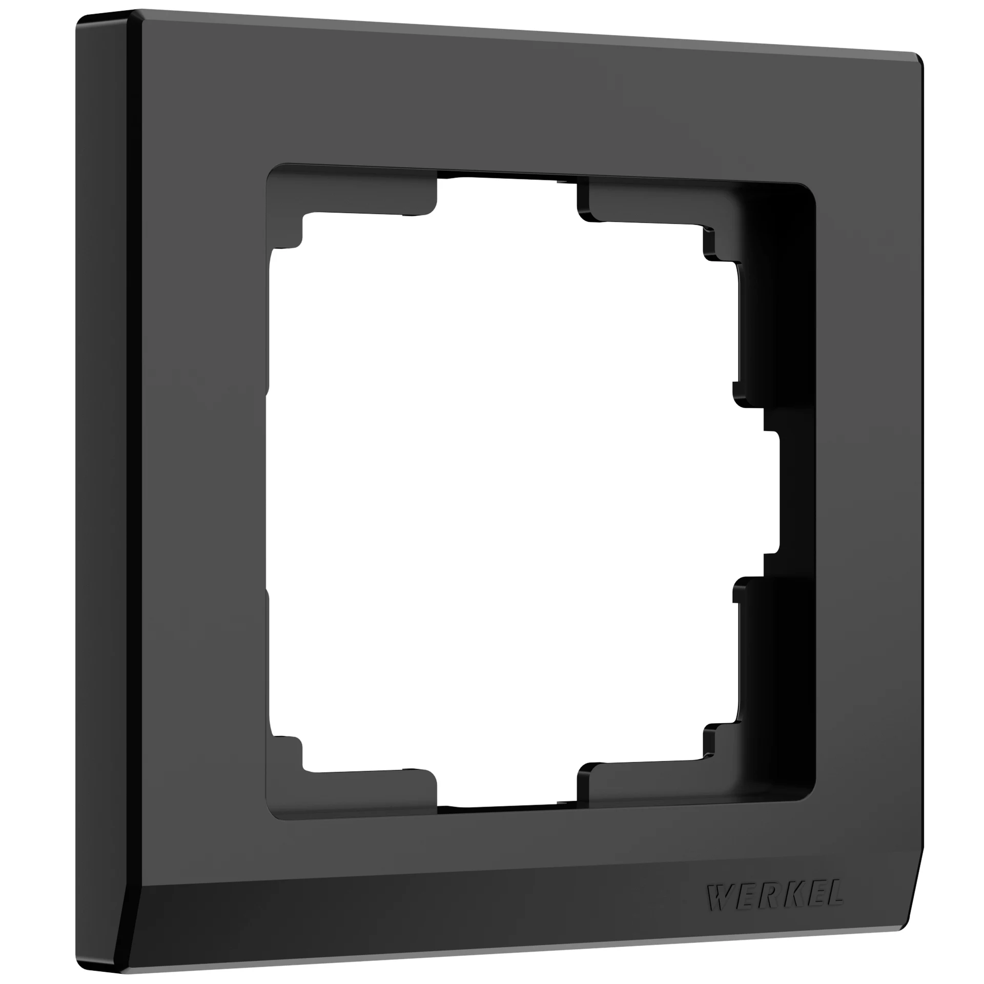 Рамка Werkel W0011808/ Рамка на 1 пост (черный)