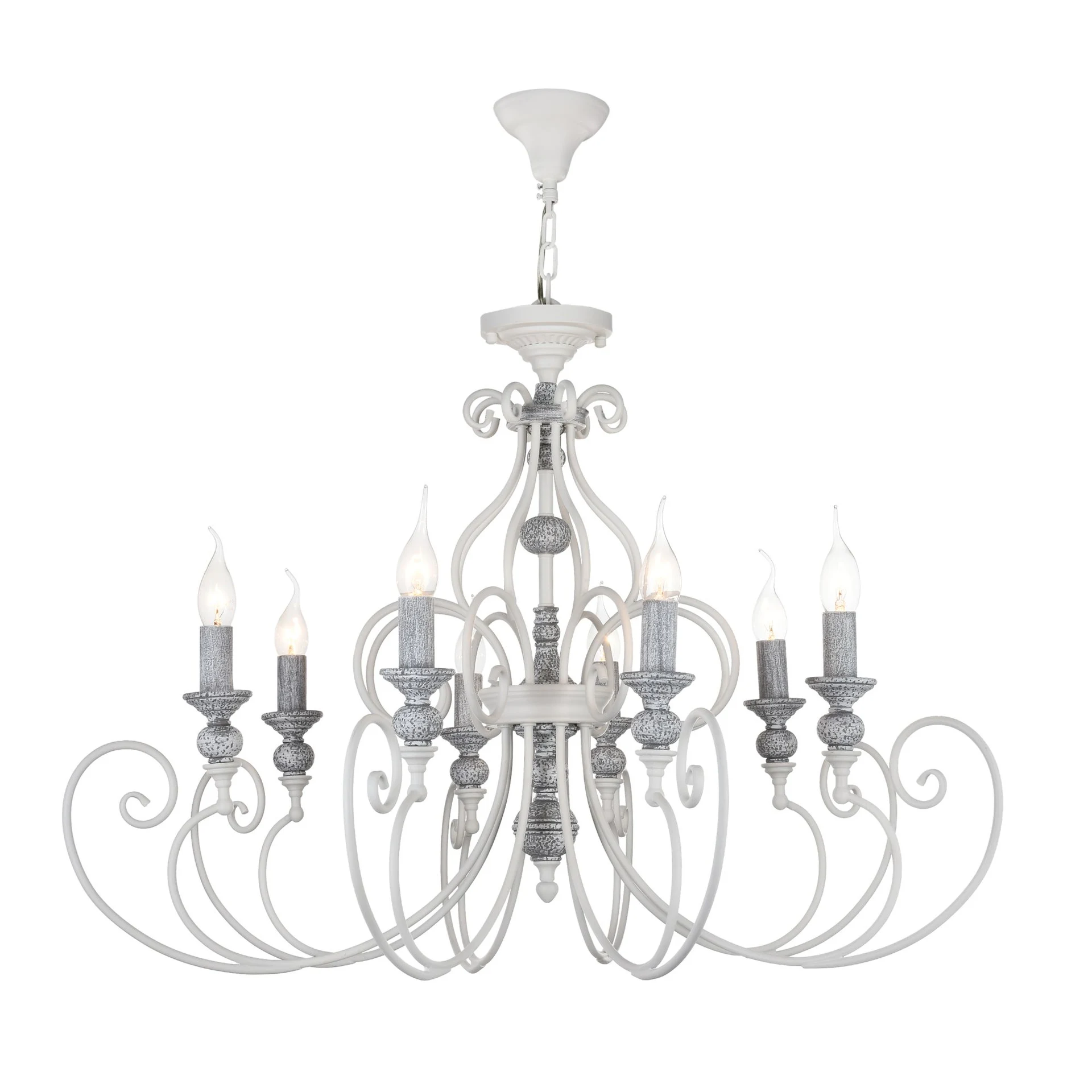 Подвесная люстра Maytoni Karina ARM631-PL-08-W