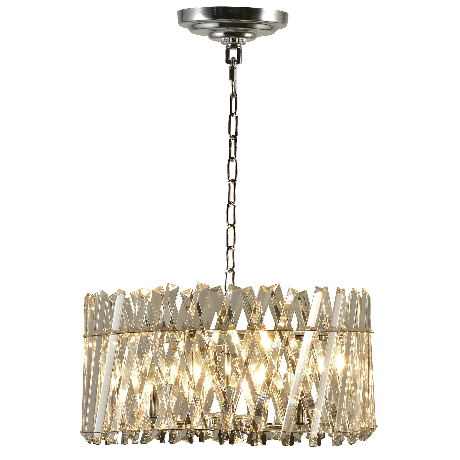 Подвесная люстра Natali Kovaltseva Crown CROWN 81434/6C CHROME