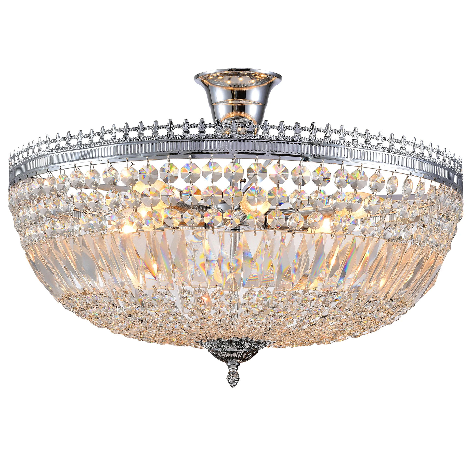 Потолочная люстра Natali Kovaltseva Rococo ROCOCO 81406/8C CHROME