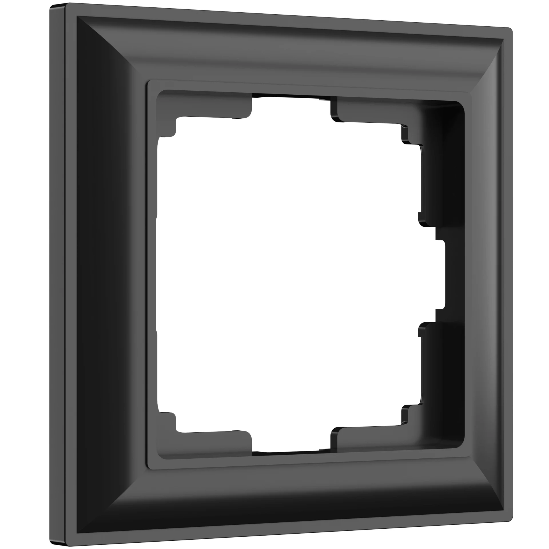 Рамка Werkel W0012208/ Рамка на 1 пост Fiore (черный матовый)