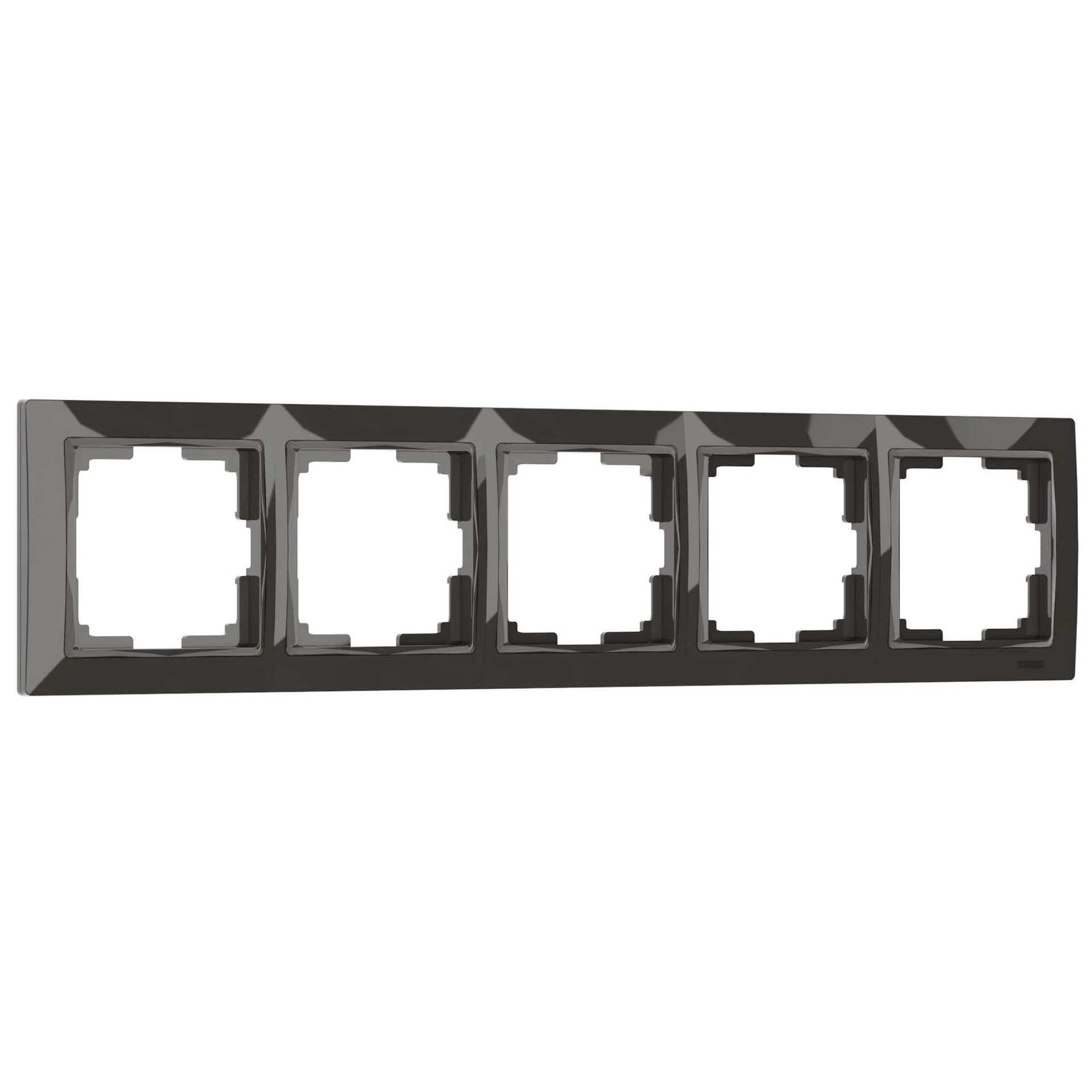 Рамка Werkel W0052007/ Рамка на 5 постов Snabb basic (серо-коричневый)