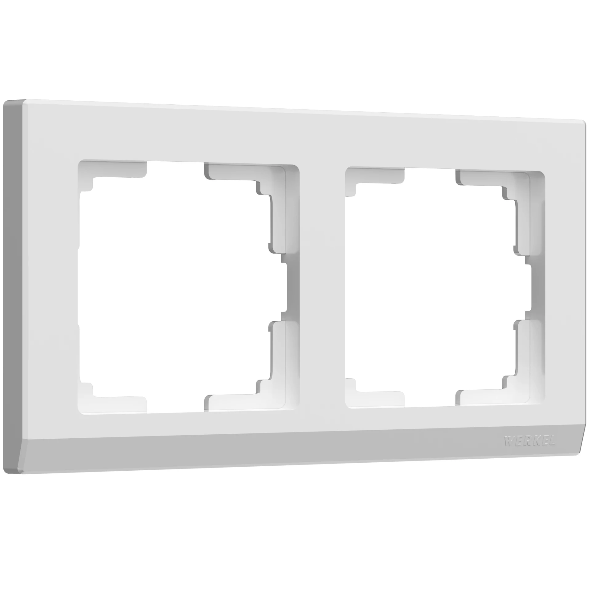 Рамка Werkel W0021801/ Рамка на 2 поста Stark (белый)