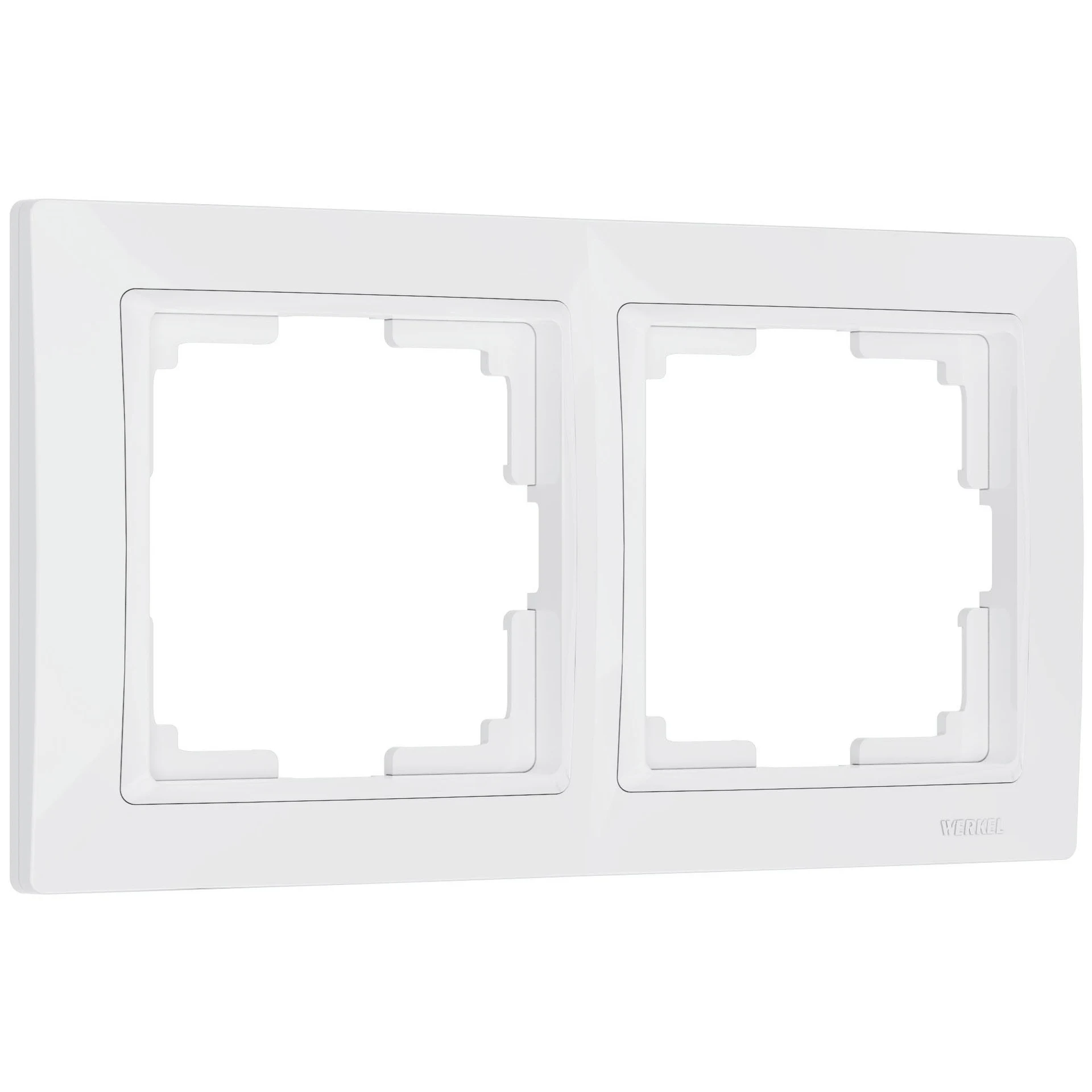 Рамка Werkel W0022001/ Рамка на 2 поста Snabb basic (белый)