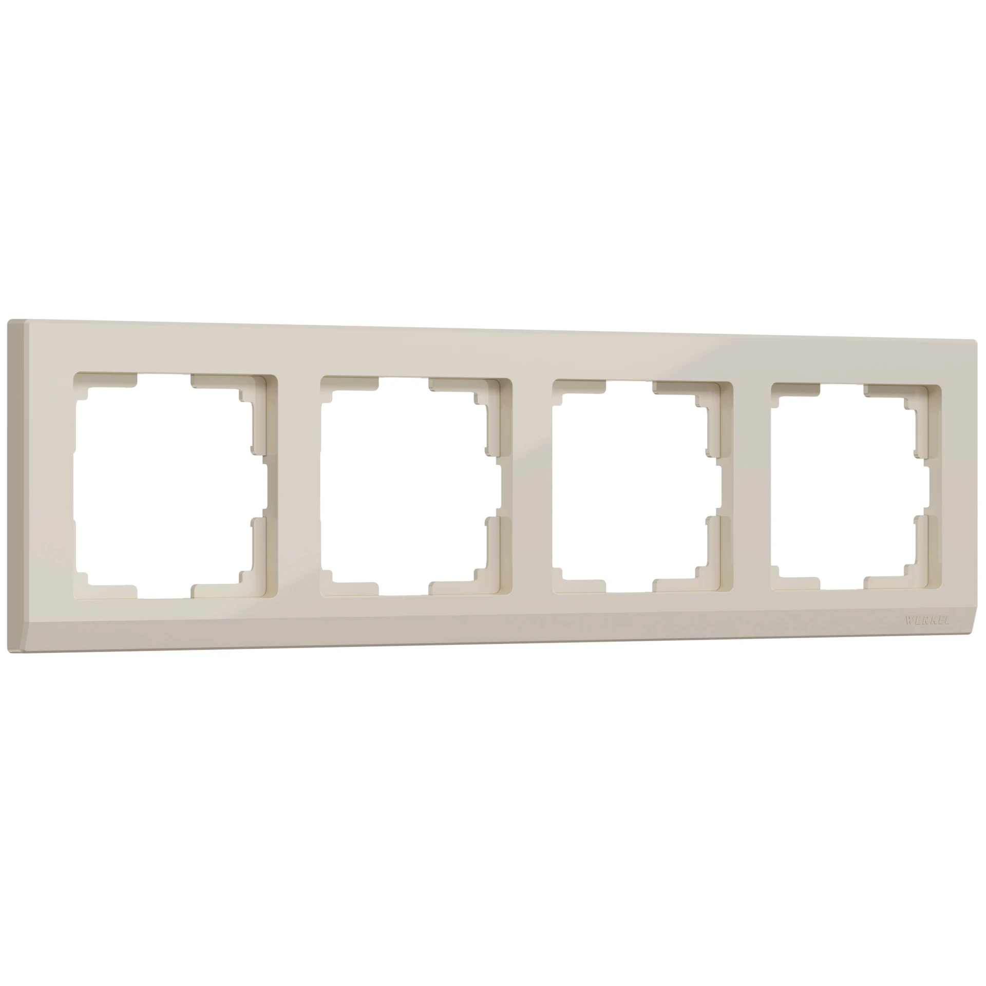 Рамка Werkel W0041803/ Рамка на 4 поста Stark (слоновая кость)