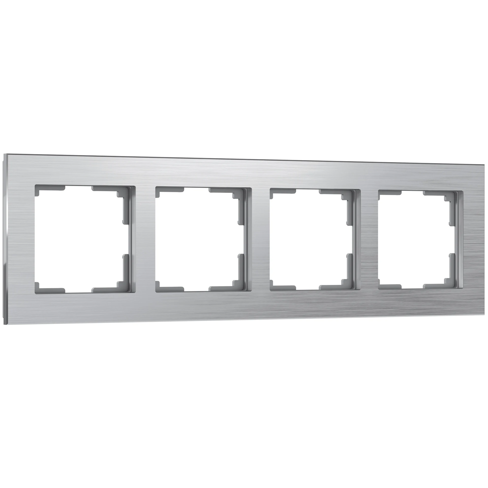 Рамка Werkel W0041706/ Рамка на 4 поста Aluminium (алюминий)
