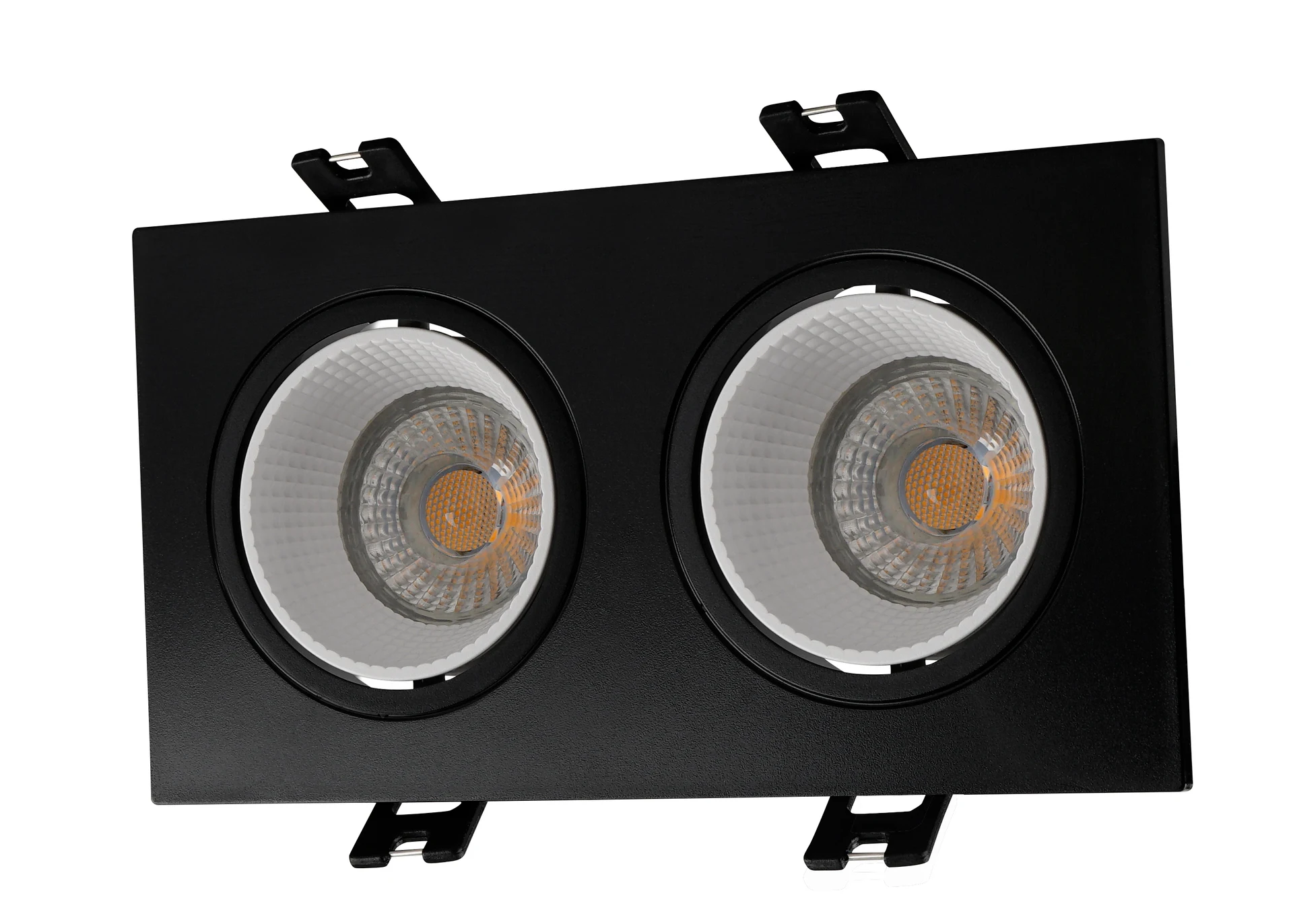 Точечный встраиваемый светильник Denkirs DK3072-BK+WH