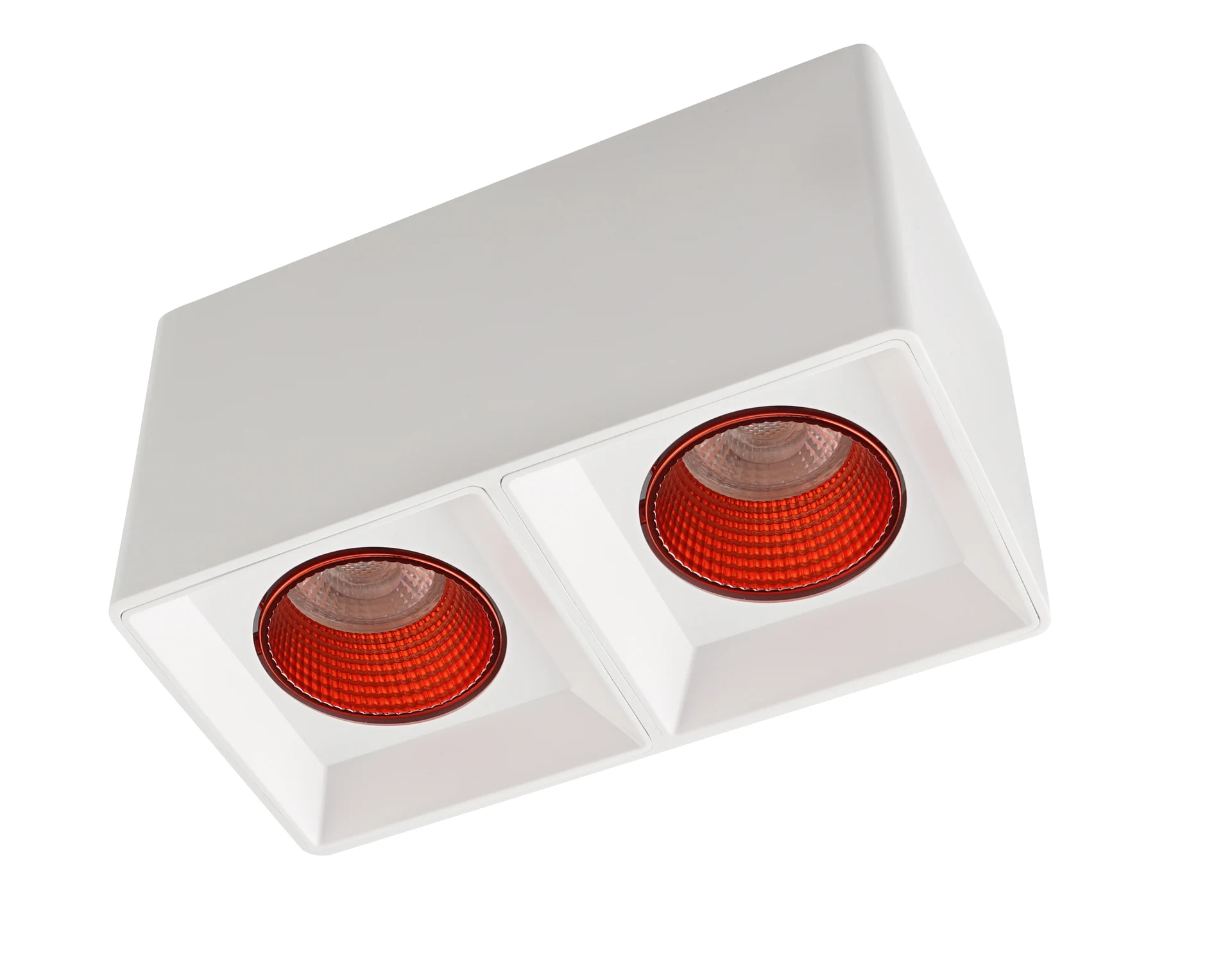 Точечный накладной светильник Denkirs DK3085-WH+RD