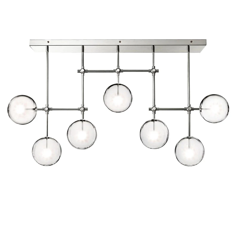 Потолочная люстра Delight Collection Globe Mobile KG0835P-7A chrome